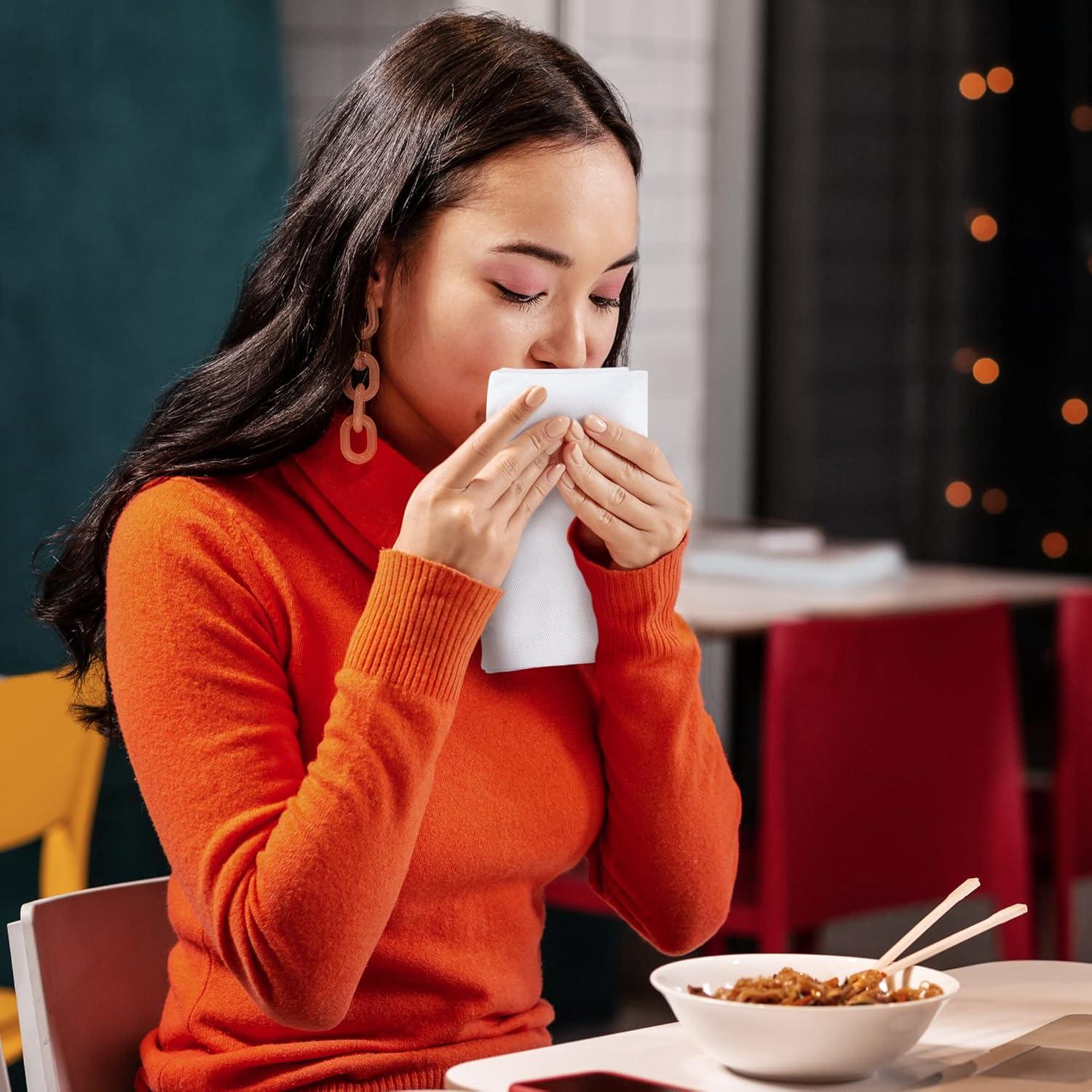 Servilletas de Tela Blancas Utopia Kitchen 45.72x45.72 cm Paquete de 12