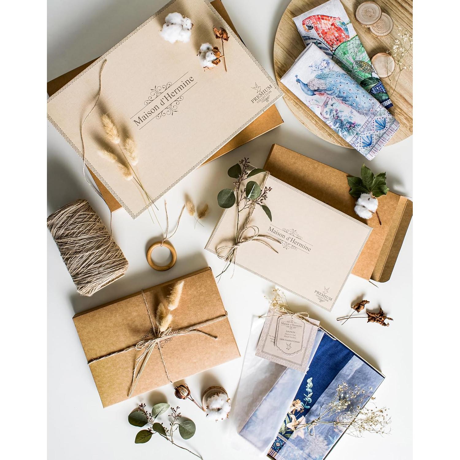 Maison d' Hermine Kitchen Towel 100% Combed Cotton Premium Set of 3 Kitchentowels Easter Tea Towels (20"x27.50") for Table Cleaning, Dining, Buffet Parties & Wedding Use - Peacock Utopia