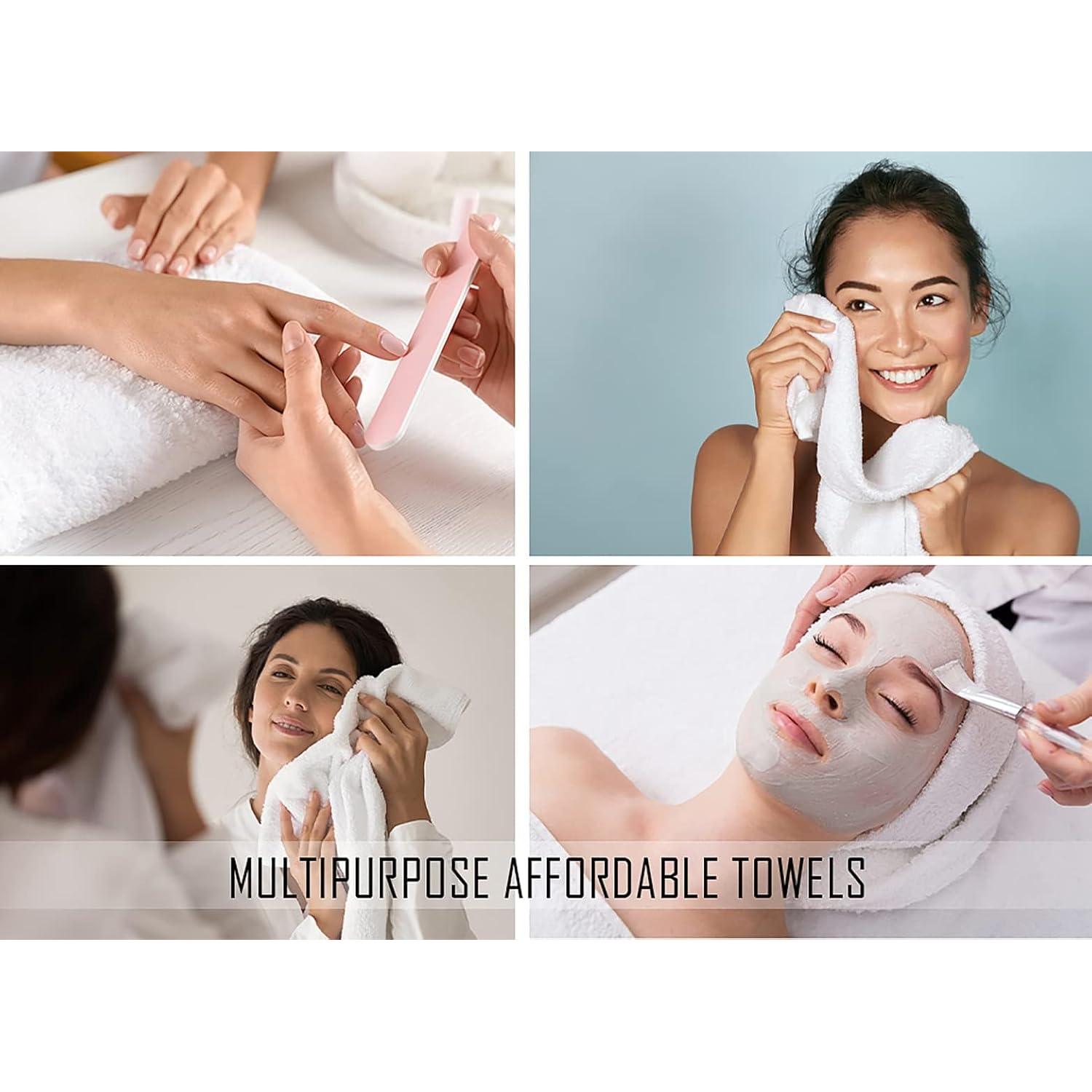 Paquete de 24 Toallas de Baño Blancas TOALLA 55.88x111.76 cm