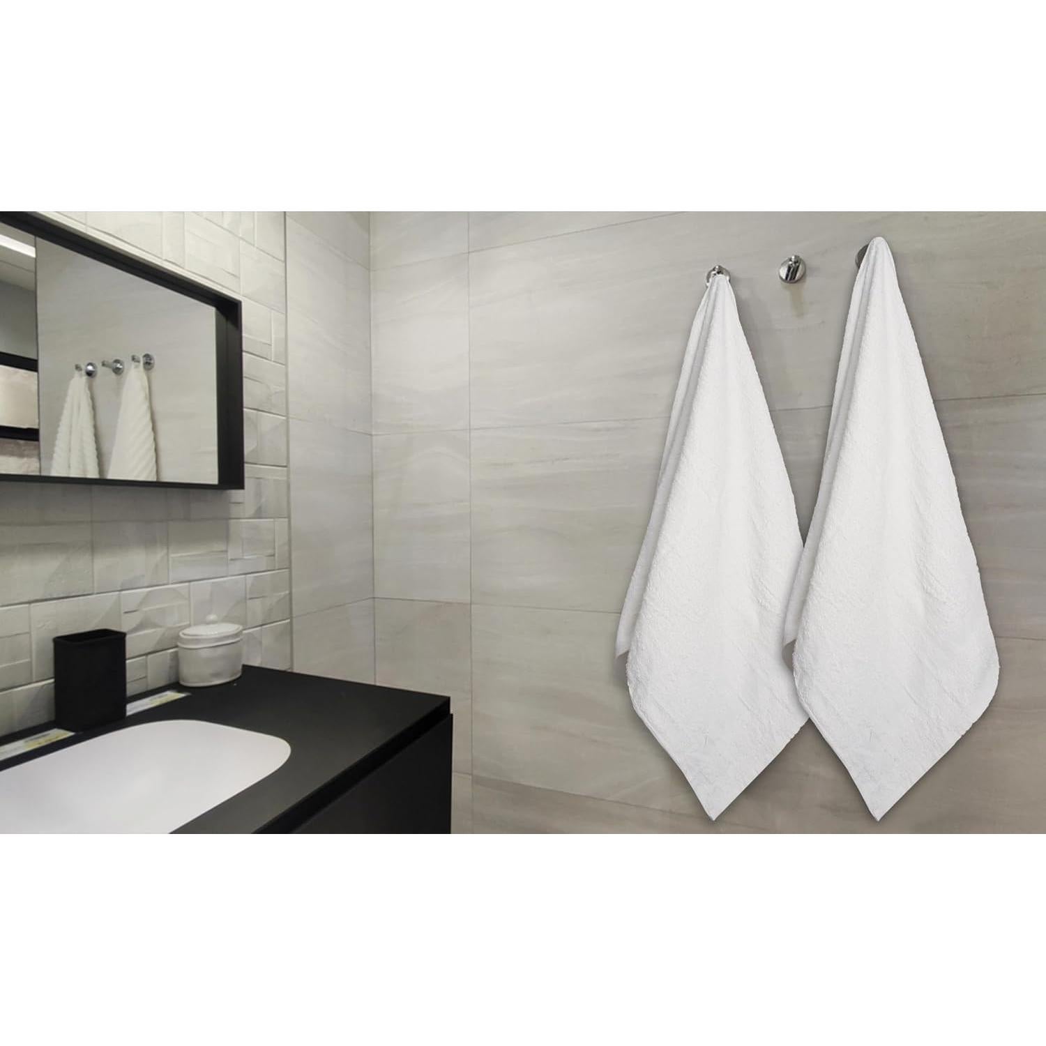 Toallas de Baño ZUPERIA 100% Algodón Paquete de 12 - 61x122 cm