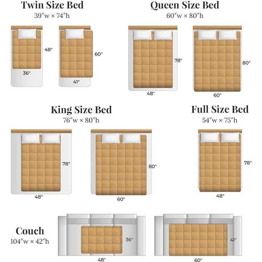 Manta con peso Royal Therapy 122x198cm 6.8kg Gris Francés