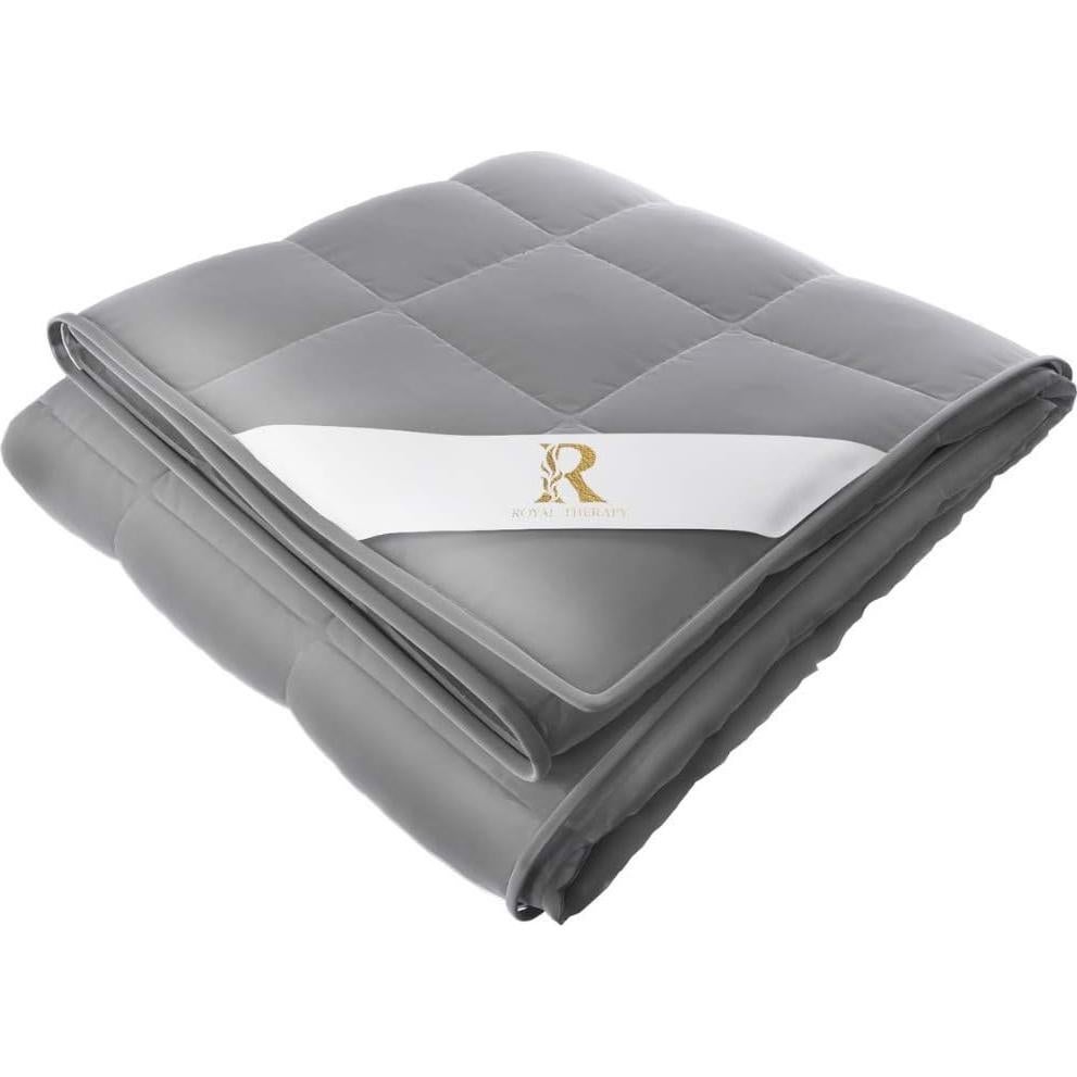 Manta con peso Royal Therapy 122x198cm 6.8kg Gris Francés