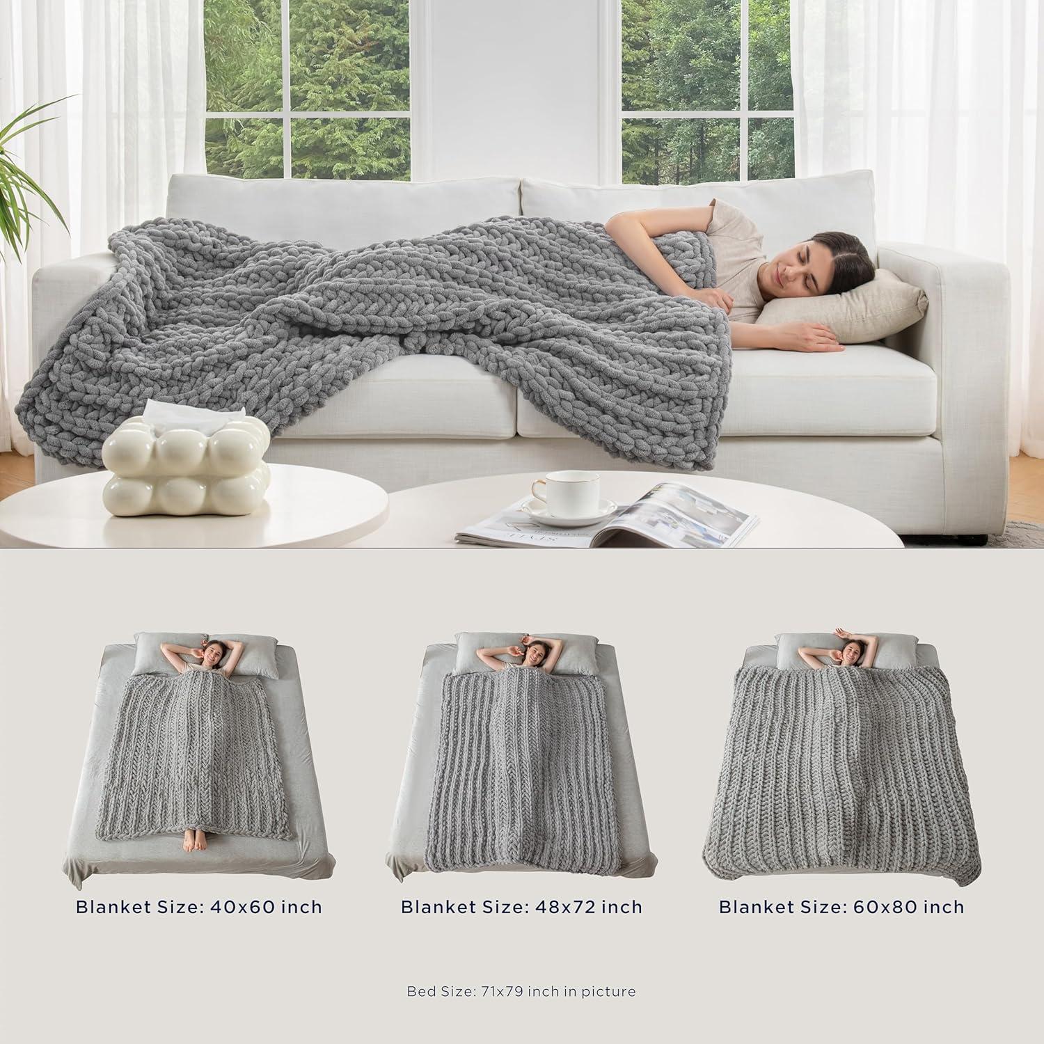 Manta con peso Maetoow 6.8 kg 121.92 x 182.88 cm marrón