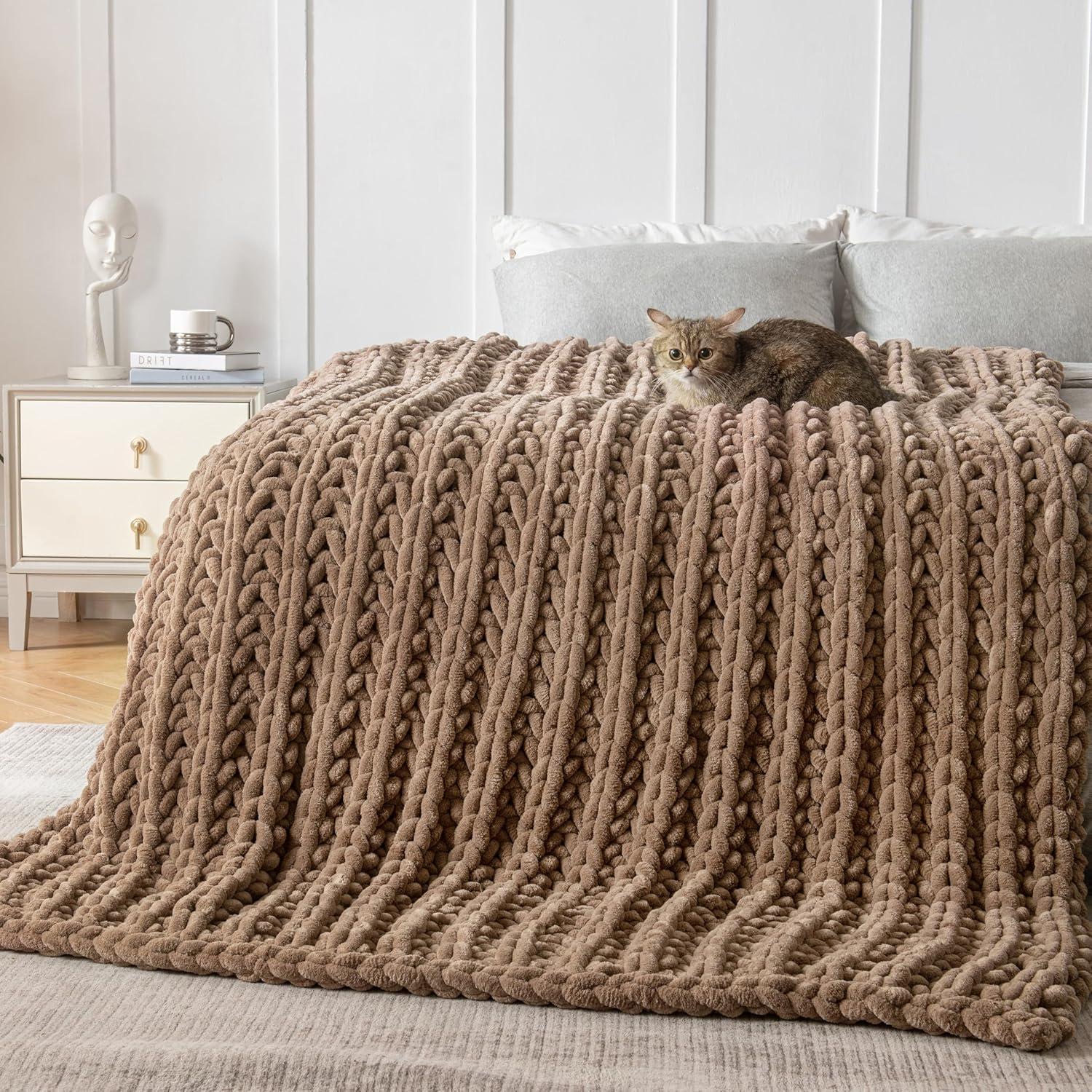 Manta con peso Maetoow 6.8 kg 121.92 x 182.88 cm marrón