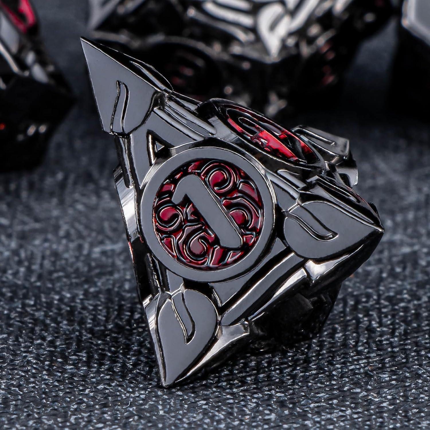 Juego de Dados Metálicos DND KERWELLSI 7Pcs Raíces Árbol Vida