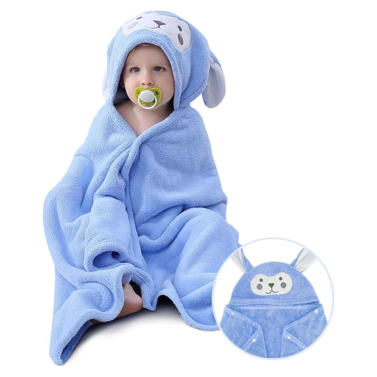 Toalla de Baño Suave Microfibra ALLTHINGVB 69.85x139.7cm Azul