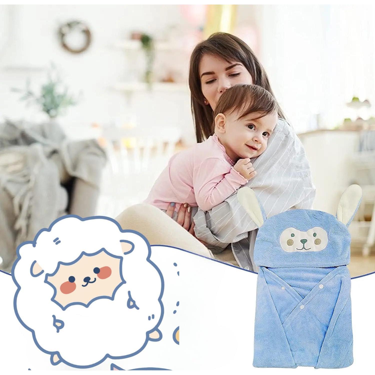 Toalla de Baño Suave Microfibra ALLTHINGVB 69.85x139.7cm Azul