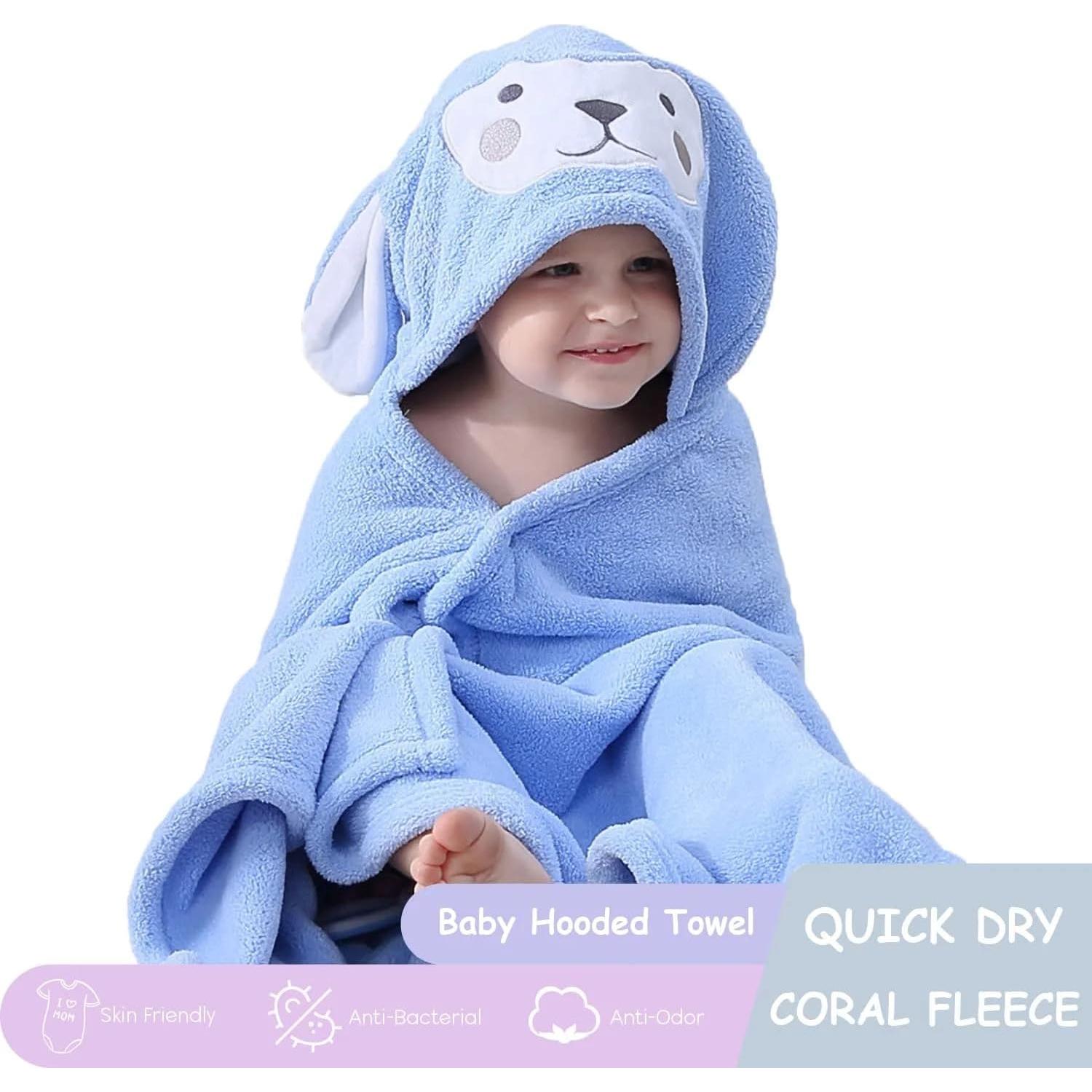 Toalla de Baño Suave Microfibra ALLTHINGVB 69.85x139.7cm Azul