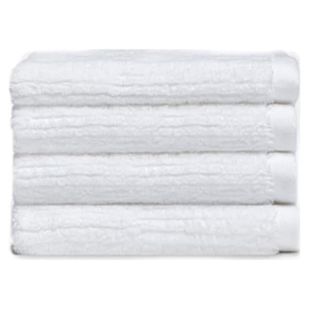 Juego de Toallas de Baño Acanaladas Cozy Earth - 2 Piezas - 60% Algodón