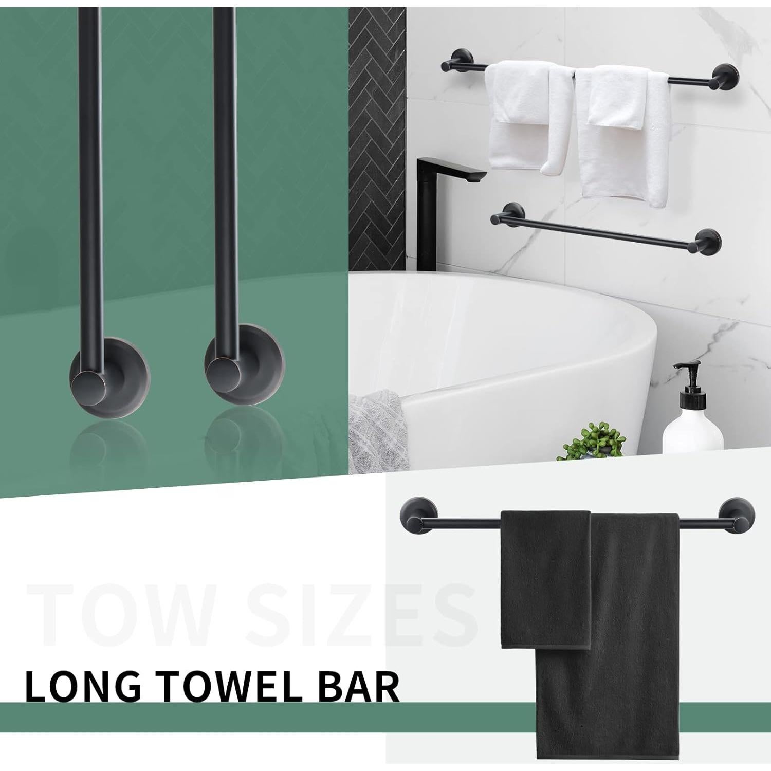 Juego de Accesorios de Baño Xin Wei 4 Piezas Bronce Aceitado