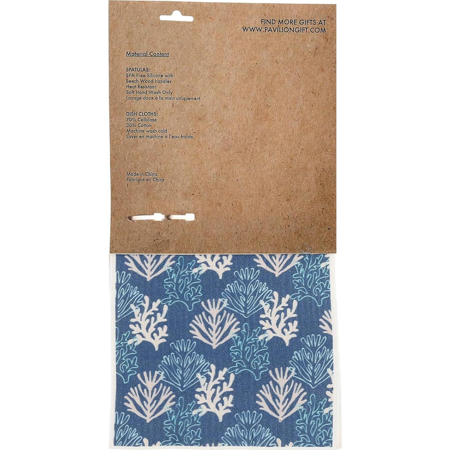 Set de Cocina Pavilion Gift - 2 Toallas y 2 Espátulas Playa