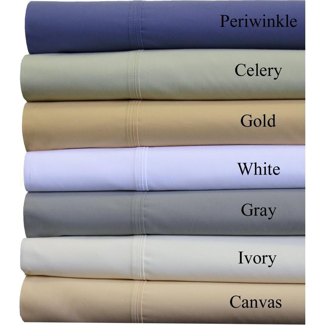 Conjunto de Sábanas 300 Hilos Royal Hotel Reina 4 Piezas Algodón