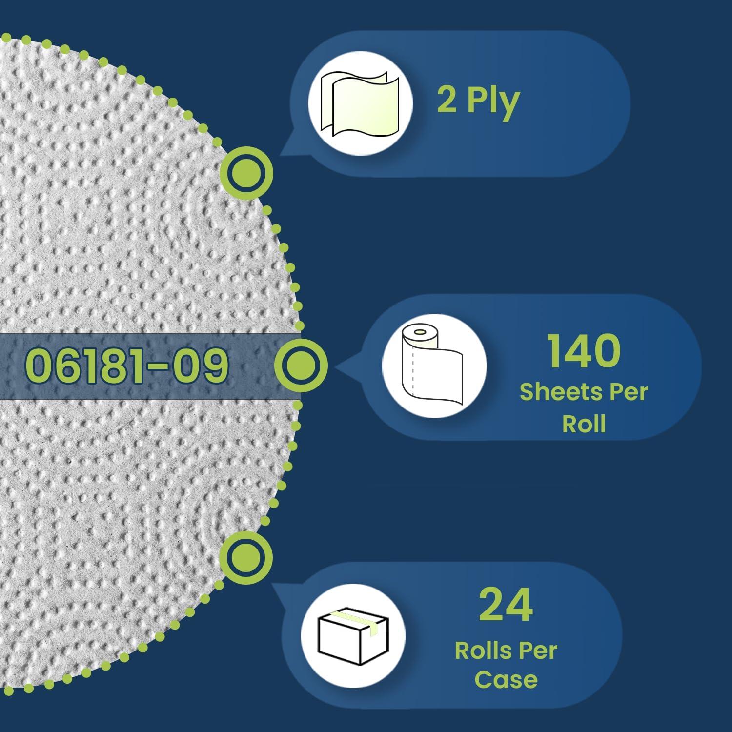 Toallas de Papel Marcal Maxi Roll Select-A-Size 140 Hojas