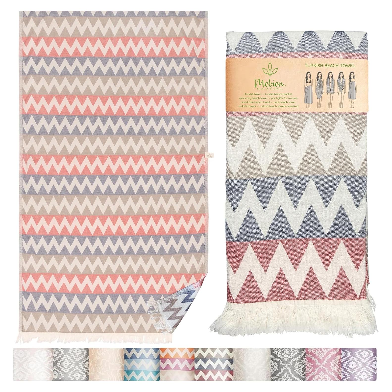 Toalla de Playa Mebien 89x170cm 100% Algodón Secado Rápido