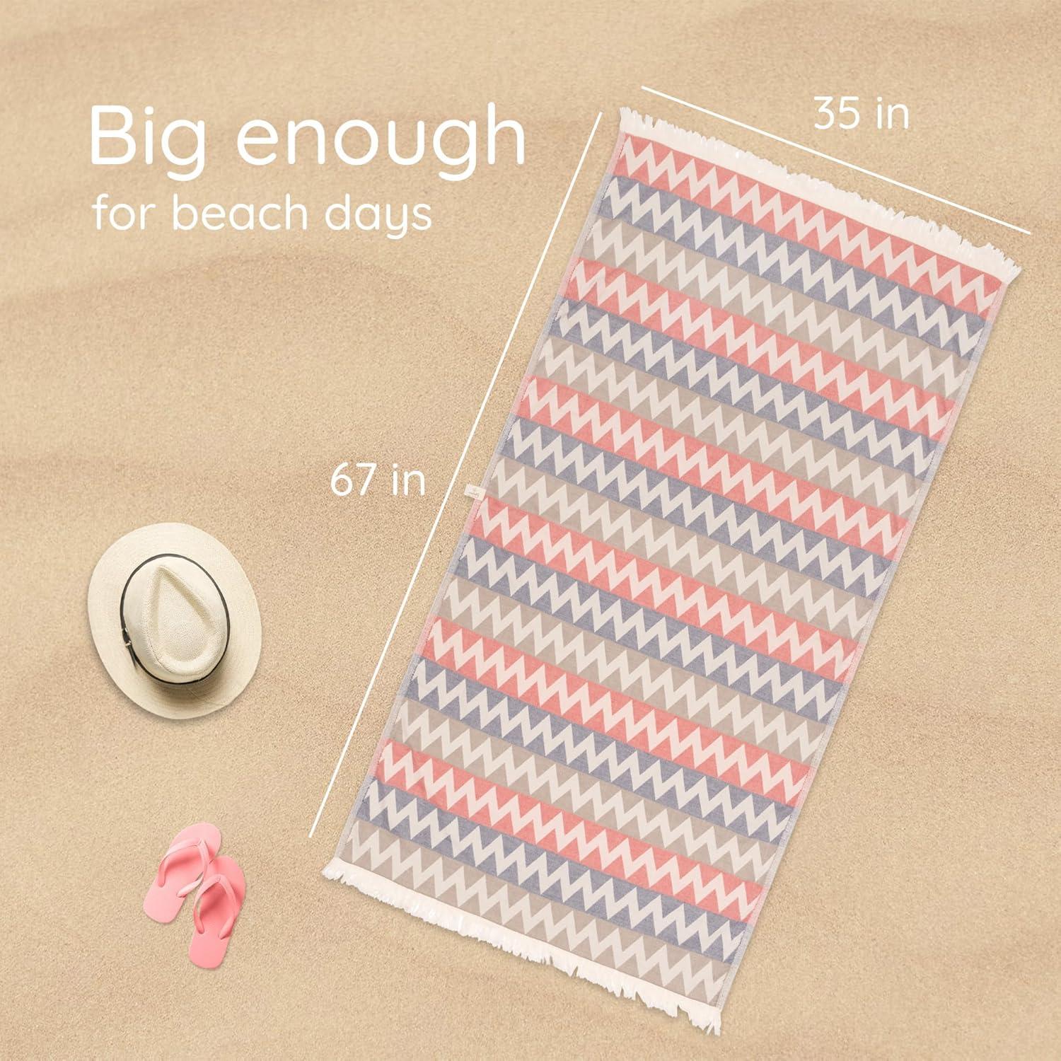 Toalla de Playa Mebien 89x170cm 100% Algodón Secado Rápido