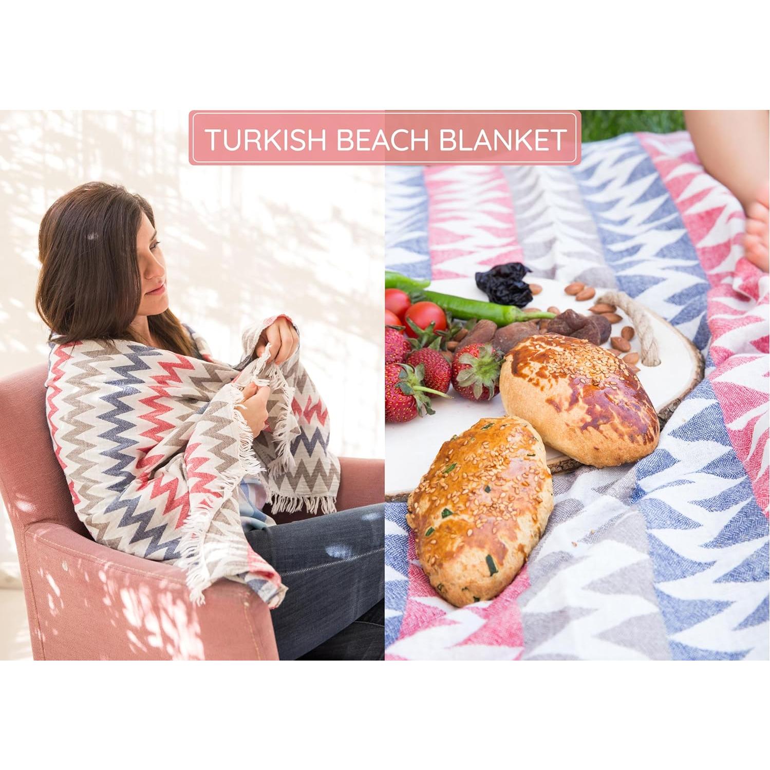 Toalla de Playa Mebien 89x170cm 100% Algodón Secado Rápido