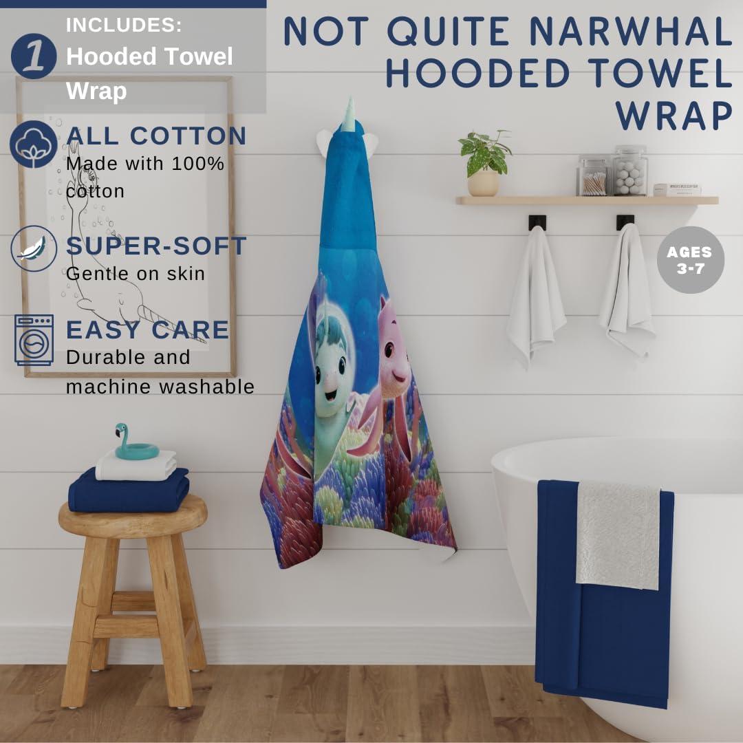 Toalla con Capucha Franco No del todo Narval 61x127 cm Algodón