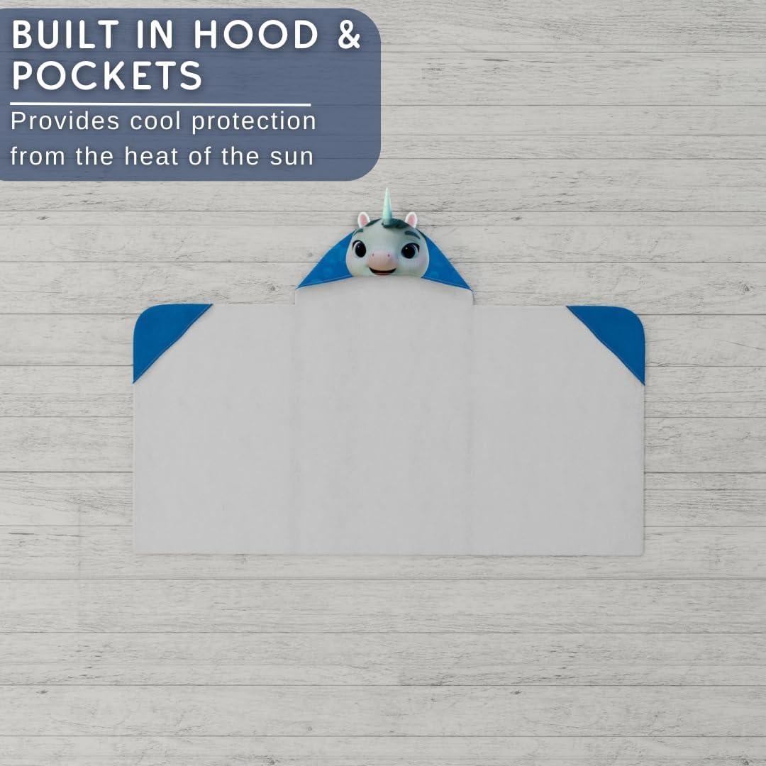 Toalla con Capucha Franco No del todo Narval 61x127 cm Algodón