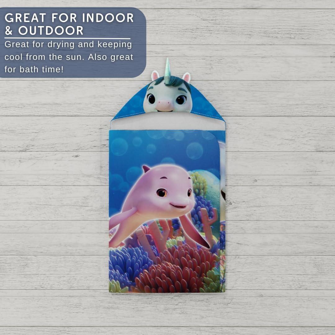 Toalla con Capucha Franco No del todo Narval 61x127 cm Algodón