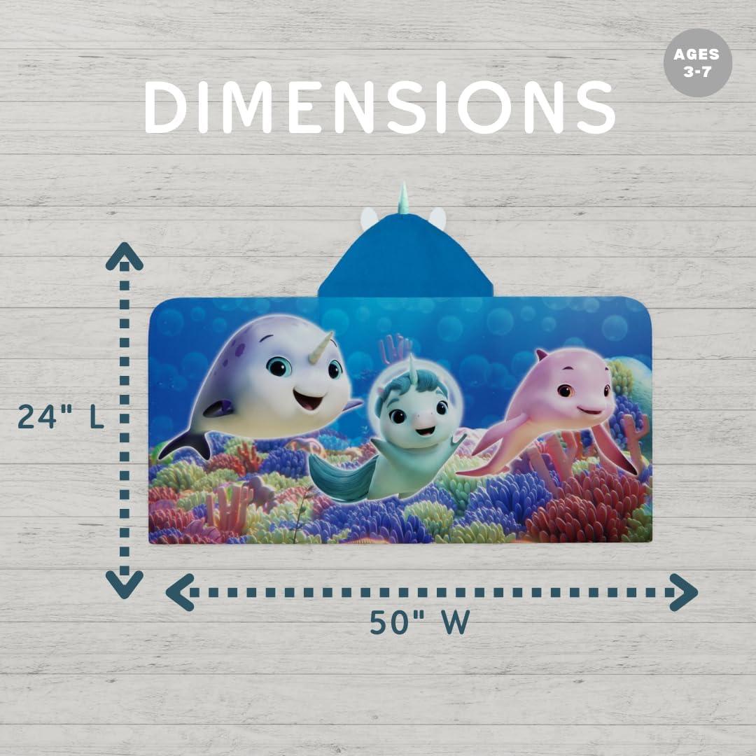 Toalla con Capucha Franco No del todo Narval 61x127 cm Algodón