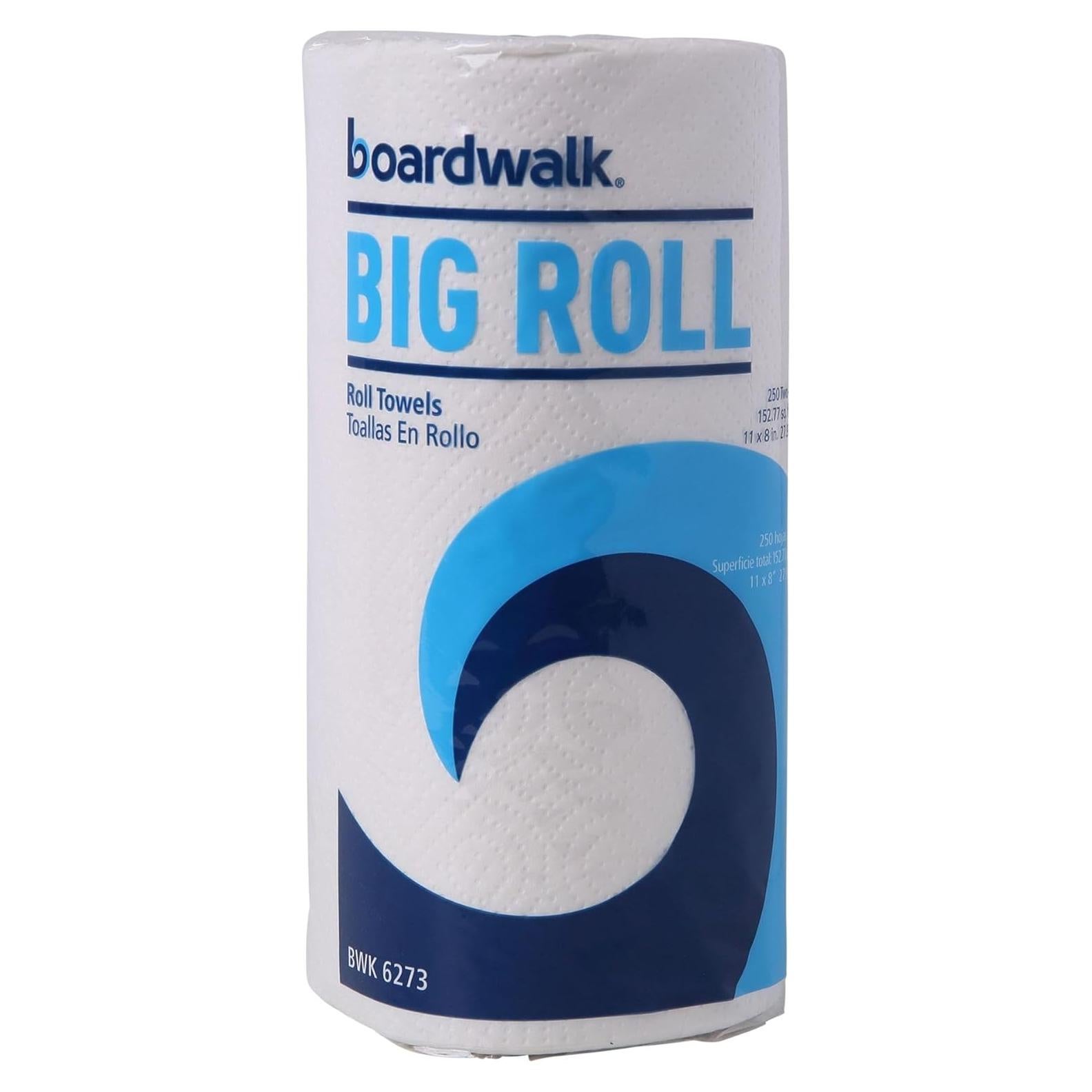 Rollo de Toalla de Papel Perforado Boardwalk 6273, 2 Capas, 250 Hojas