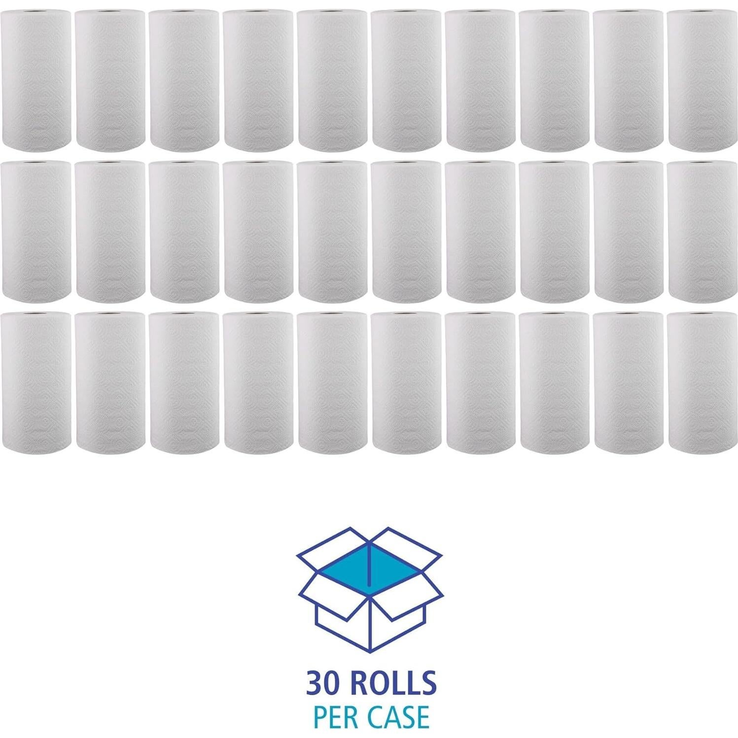 Rollo de Toalla de Papel Perforado Boardwalk 6273, 2 Capas, 250 Hojas