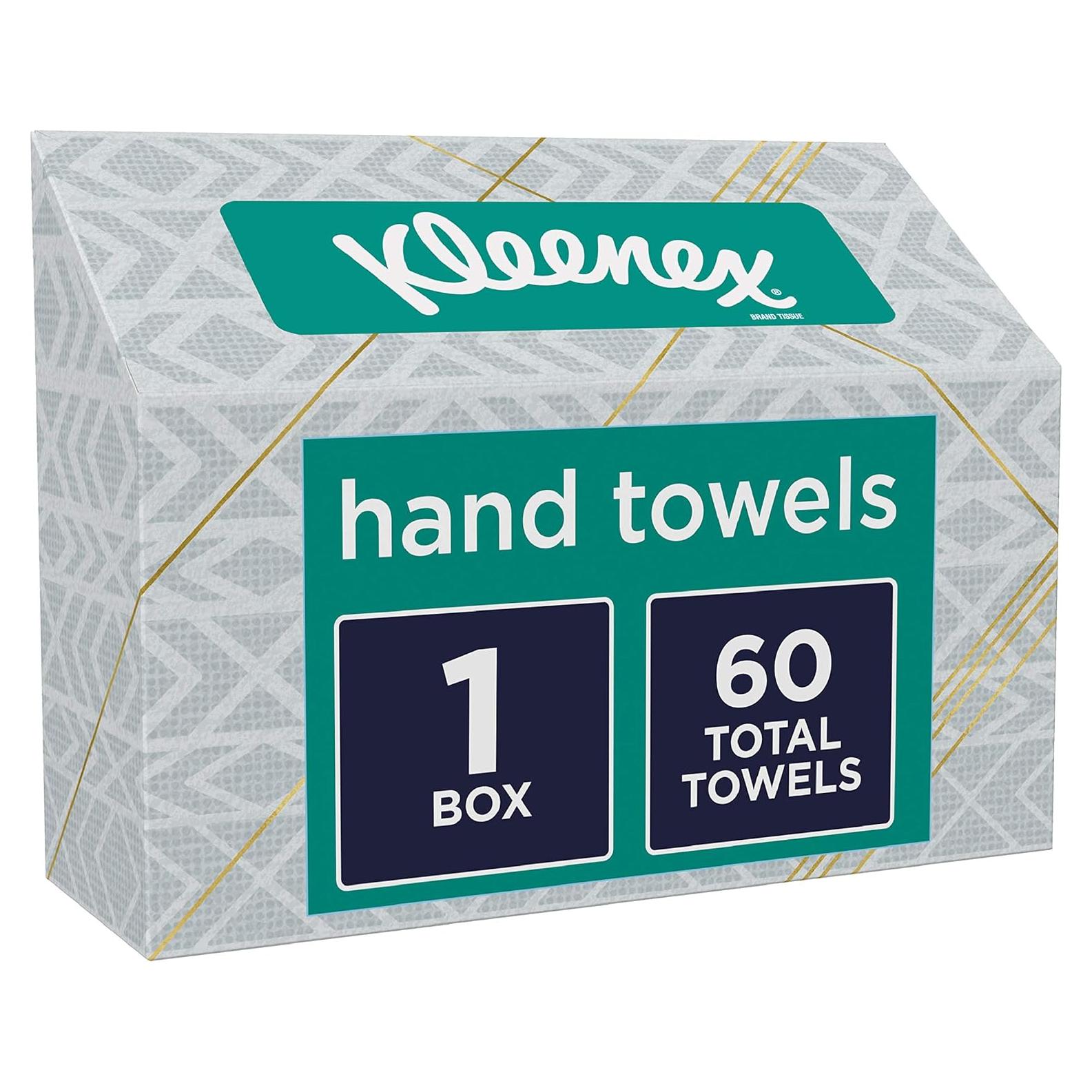 Toallas de Mano Desechables Kleenex Everyday - 60 Unidades
