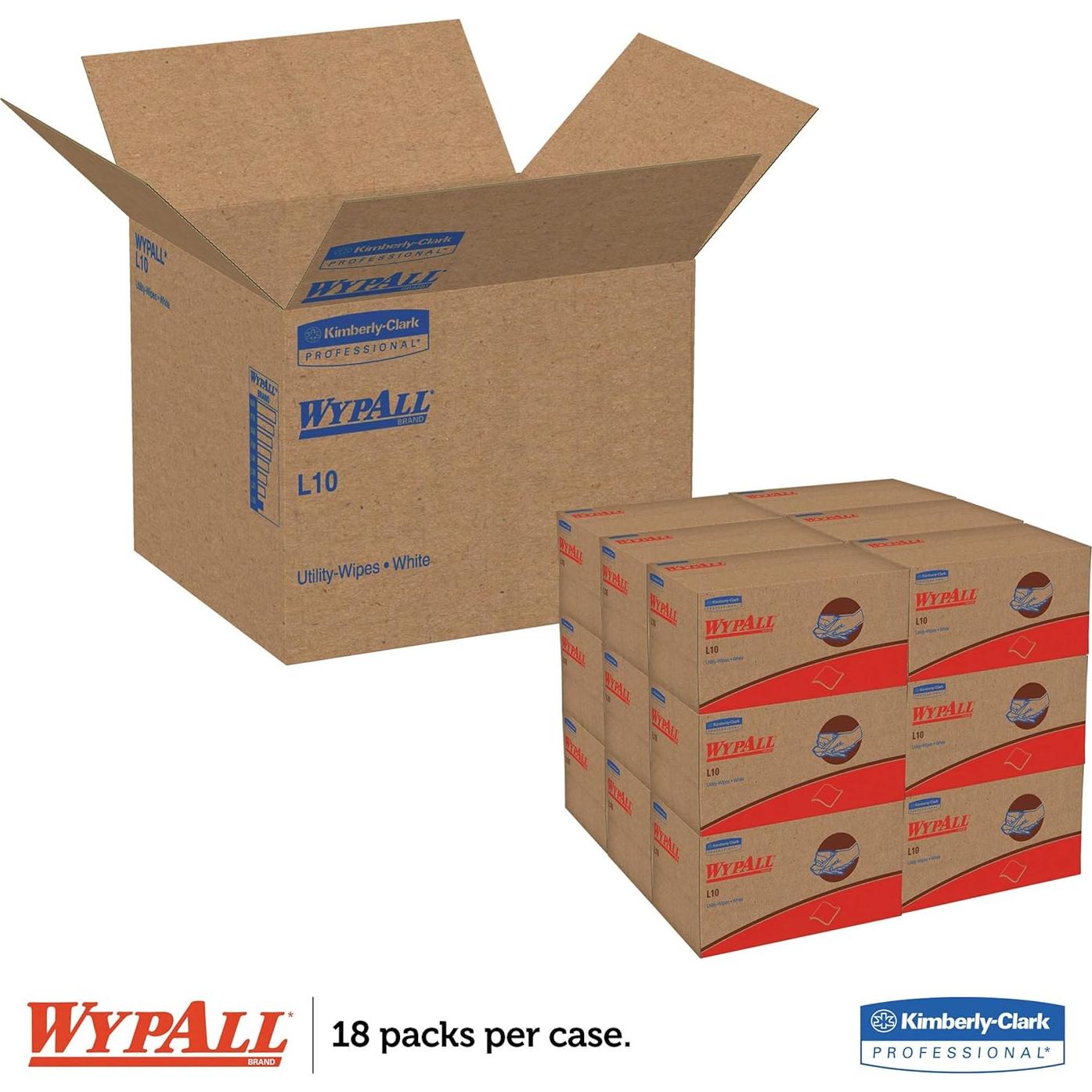 Toallas de Limpieza Ligera WypAll L10 - 1980 Hojas Blancas