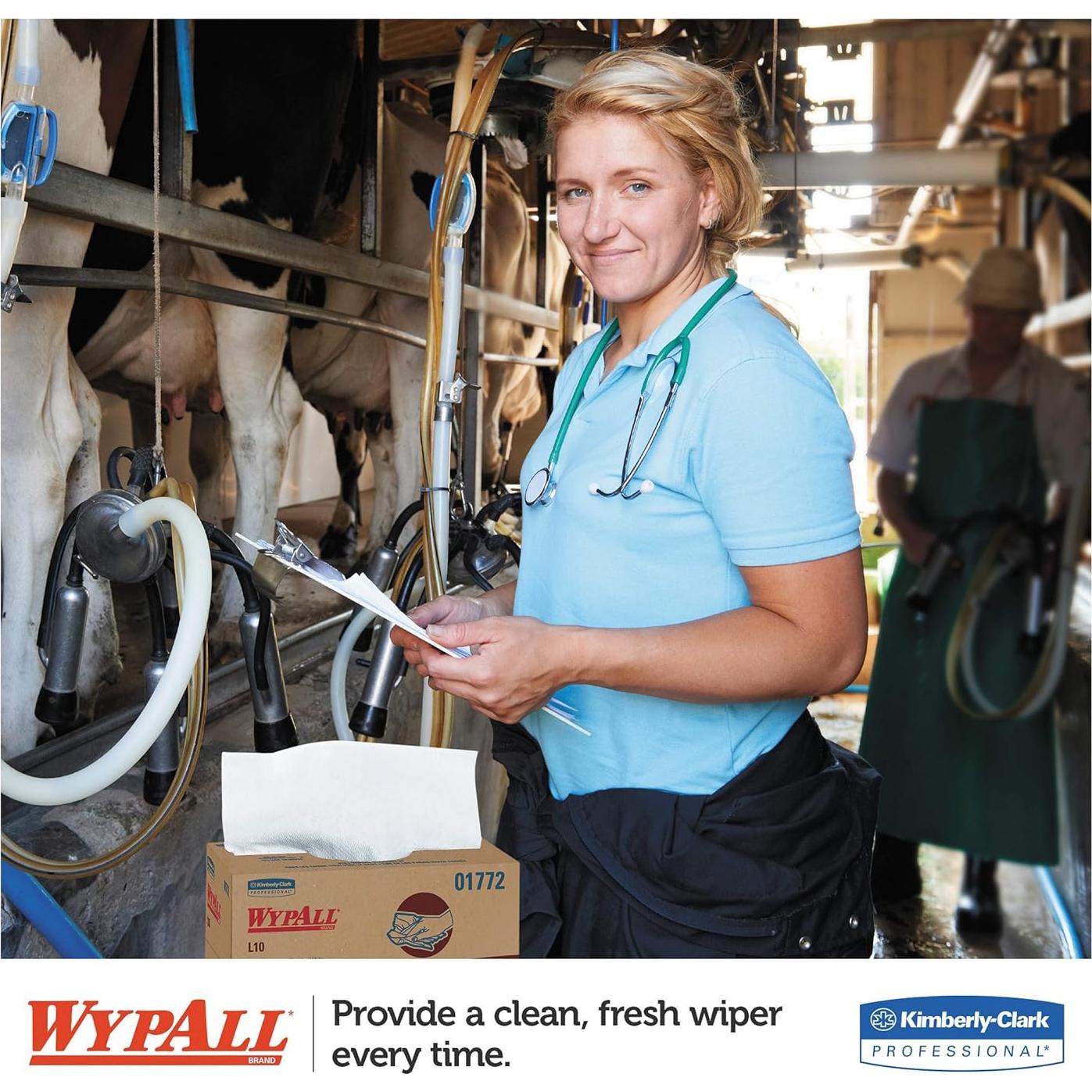 Toallas de Limpieza Ligera WypAll L10 - 1980 Hojas Blancas