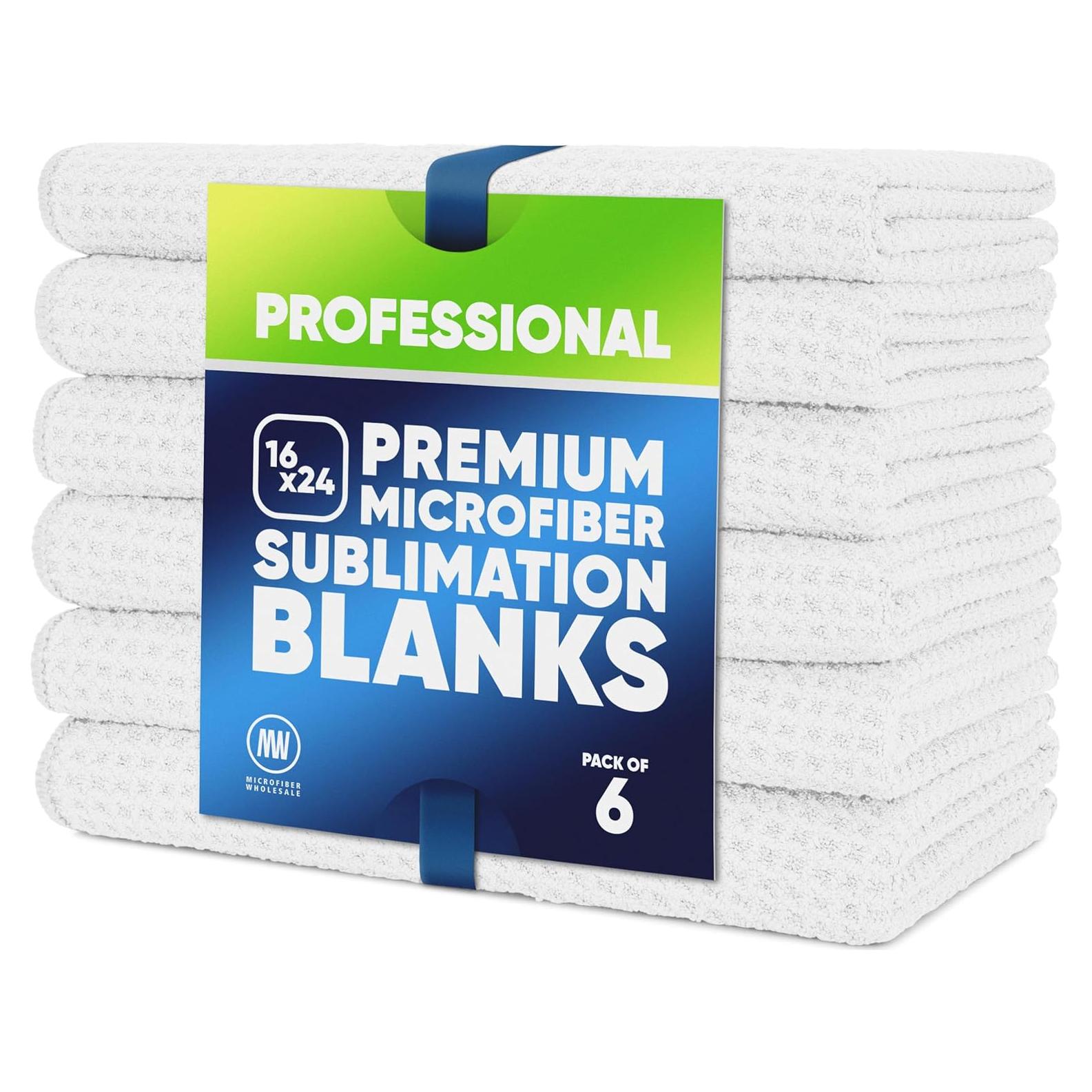 Toallas de Microfibra Waffle Microfiber Wholesale 40x60 cm - Paquete de 6