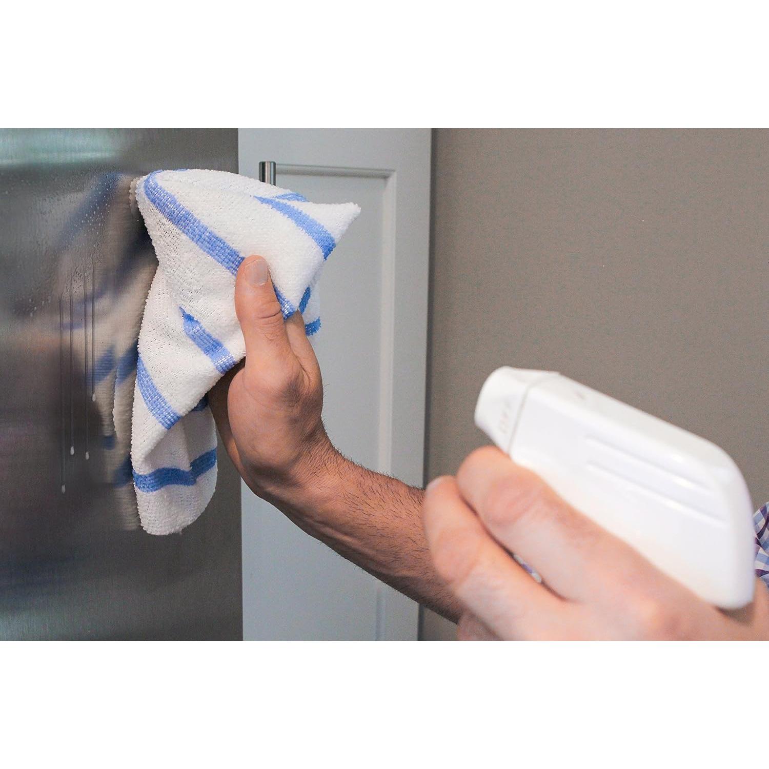 Paquete de 50 Paños de Microfibra VIKING 30.48x30.48 cm Rayados