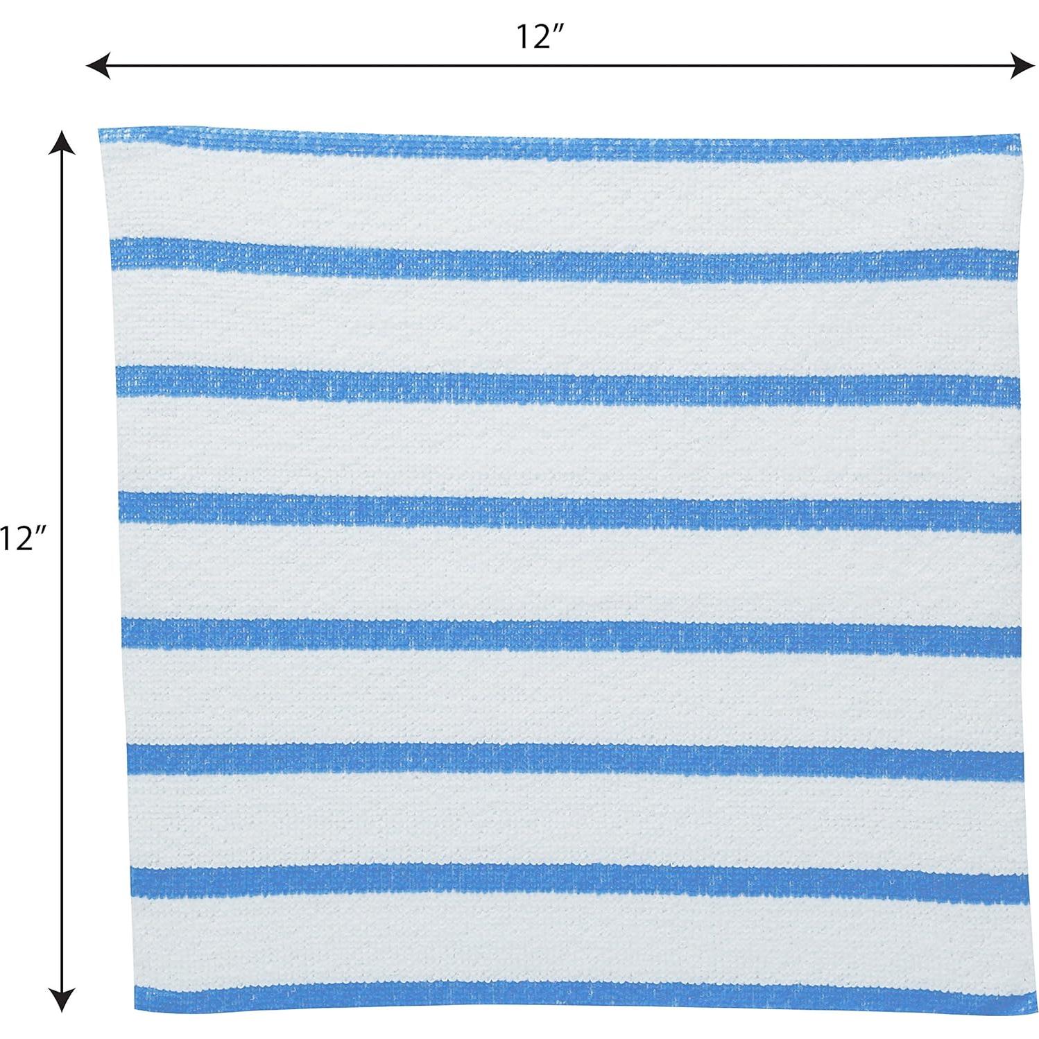 Paquete de 50 Paños de Microfibra VIKING 30.48x30.48 cm Rayados