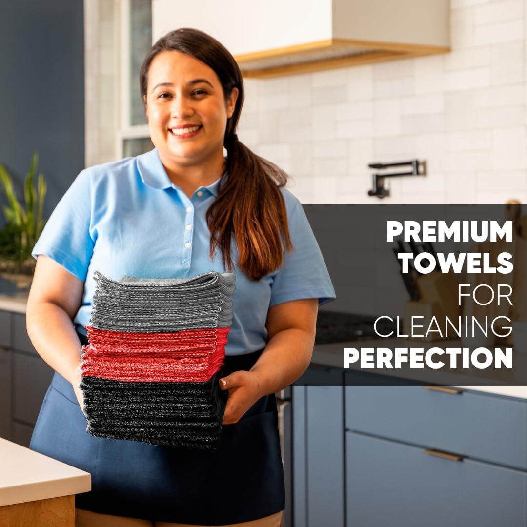 Paños de Microfibra Pro Microfiber Wholesale 12 Piezas 40.64 cm