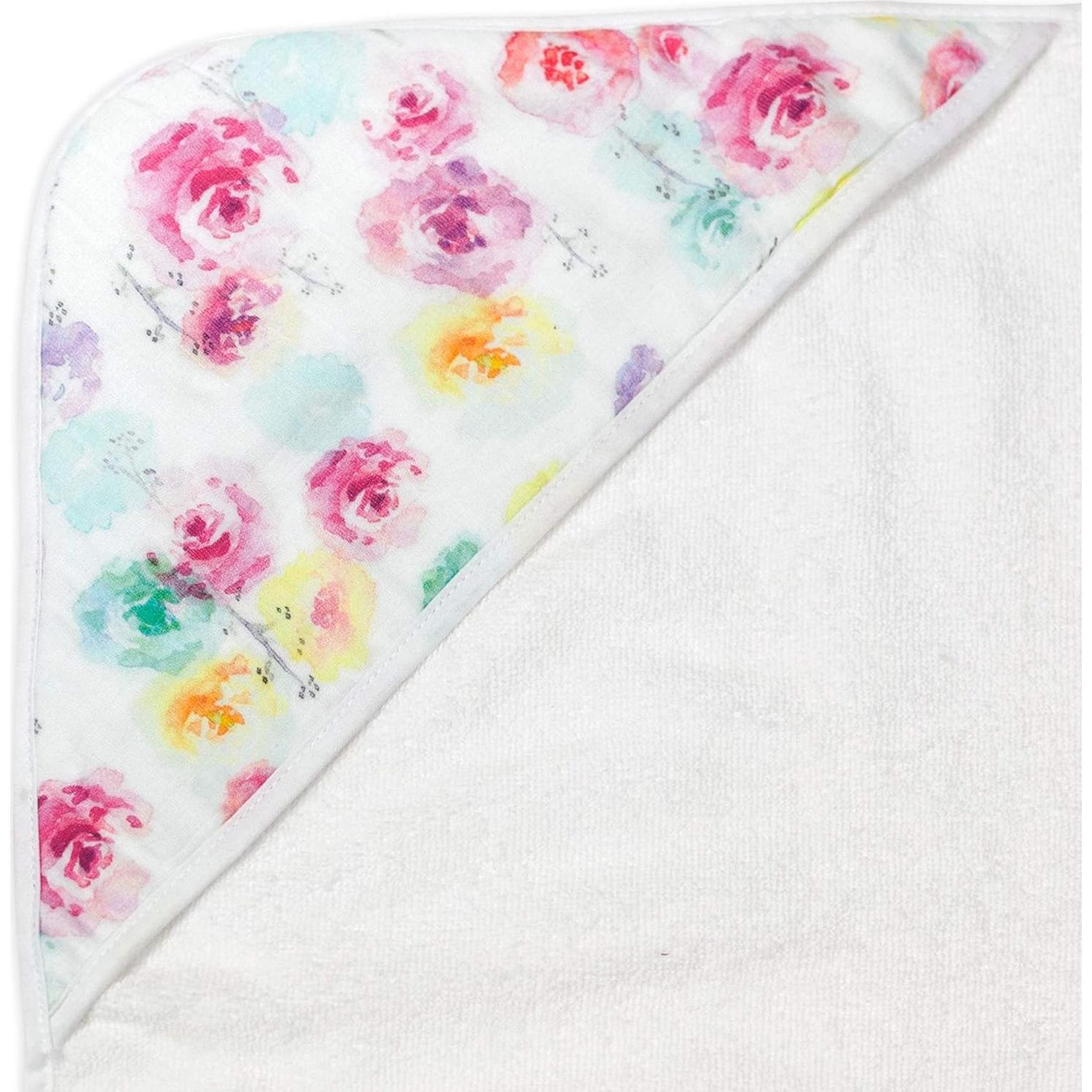 Juego de Toalla con Capucha y Paño de Lavado HonestBaby 3 Piezas Algodón Orgánico