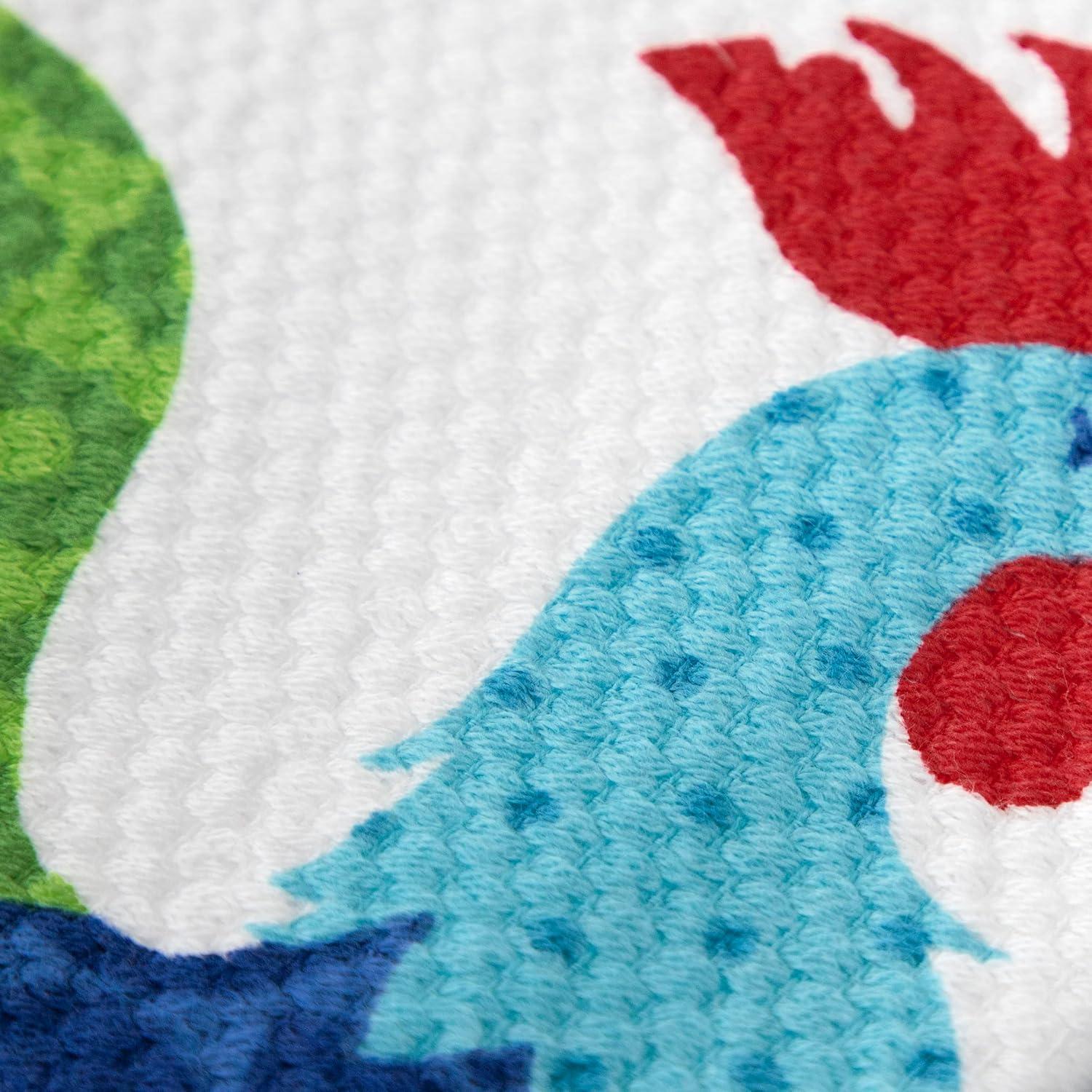 Juego de Toallas de Cocina T-fal 100% Algodón 2-Pack Estampado Gallo