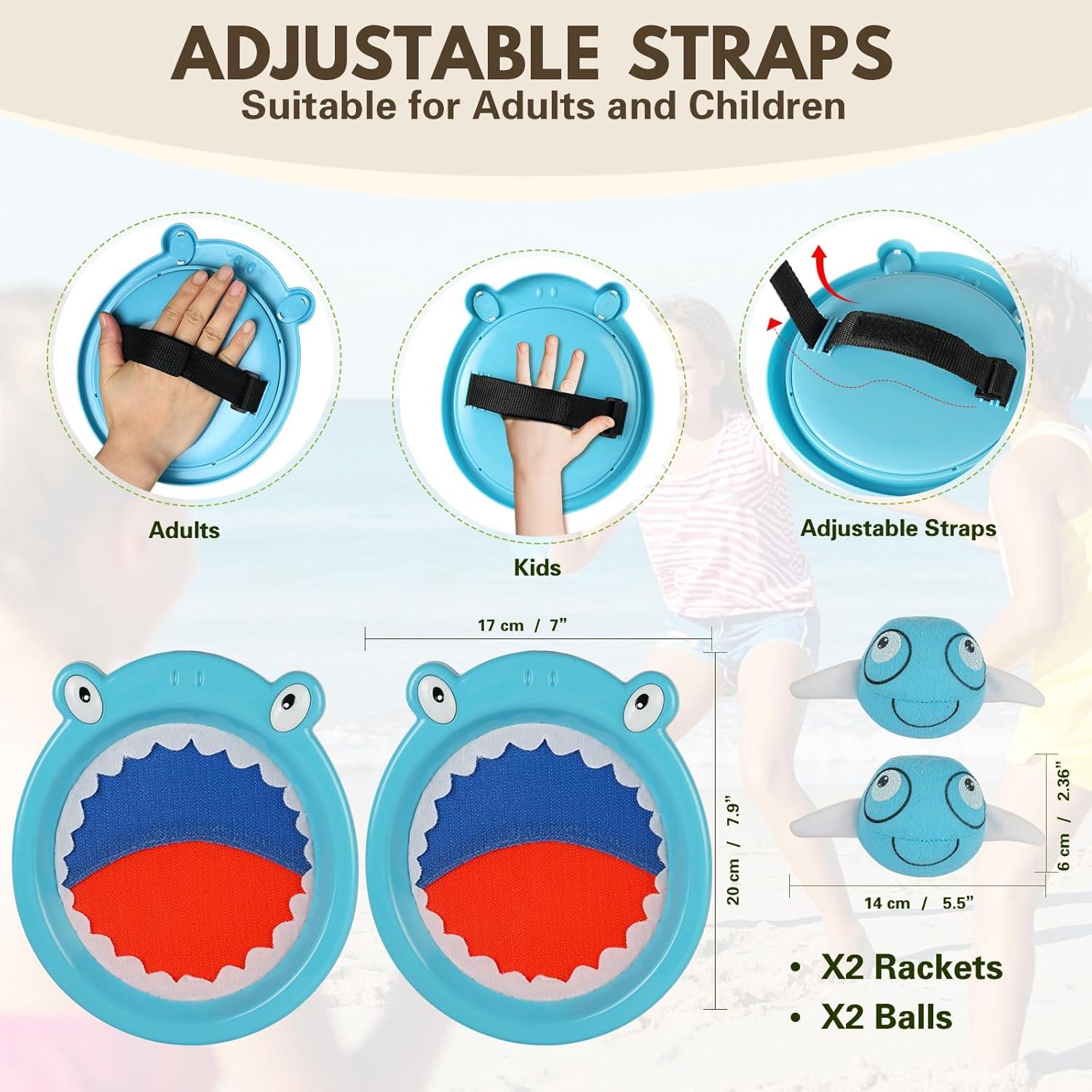 Juego de Pelotas y Palas Impermeables CT SPORTS para Niños 3+