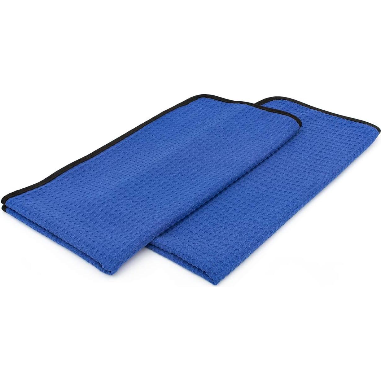 Toallas de Microfibra The Rag Company 70/30 390GSM 50.8x101.6cm Azul (2-Pack)