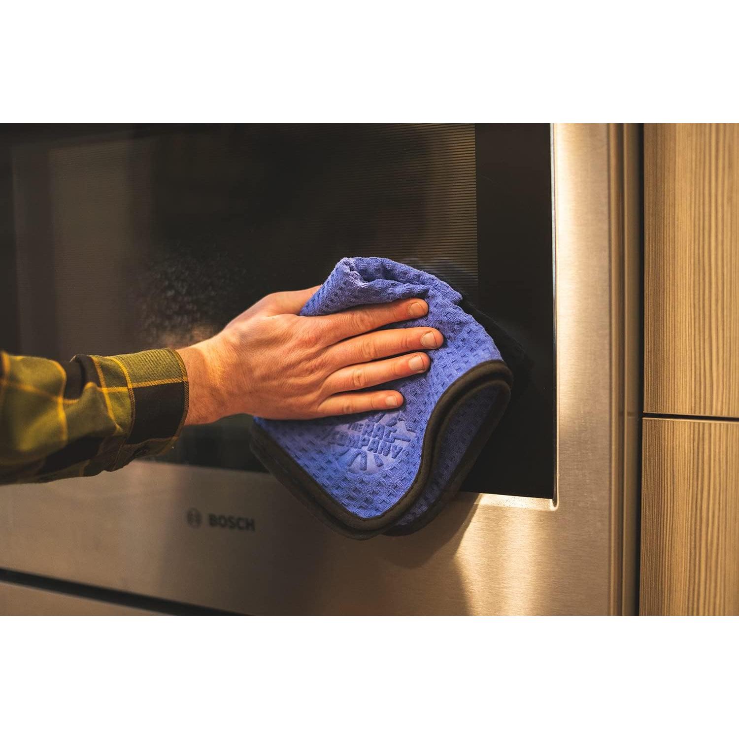 Toallas de Microfibra The Rag Company 70/30 390GSM 50.8x101.6cm Azul (2-Pack)