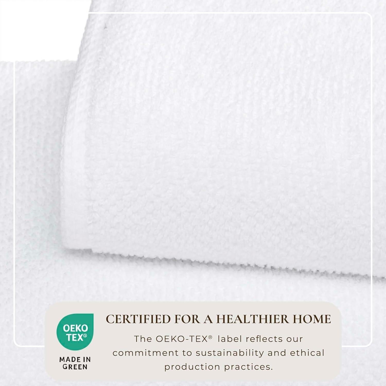 Juego de 4 Toallas de Baño Great Bay Home 100% Algodón 137x69 cm