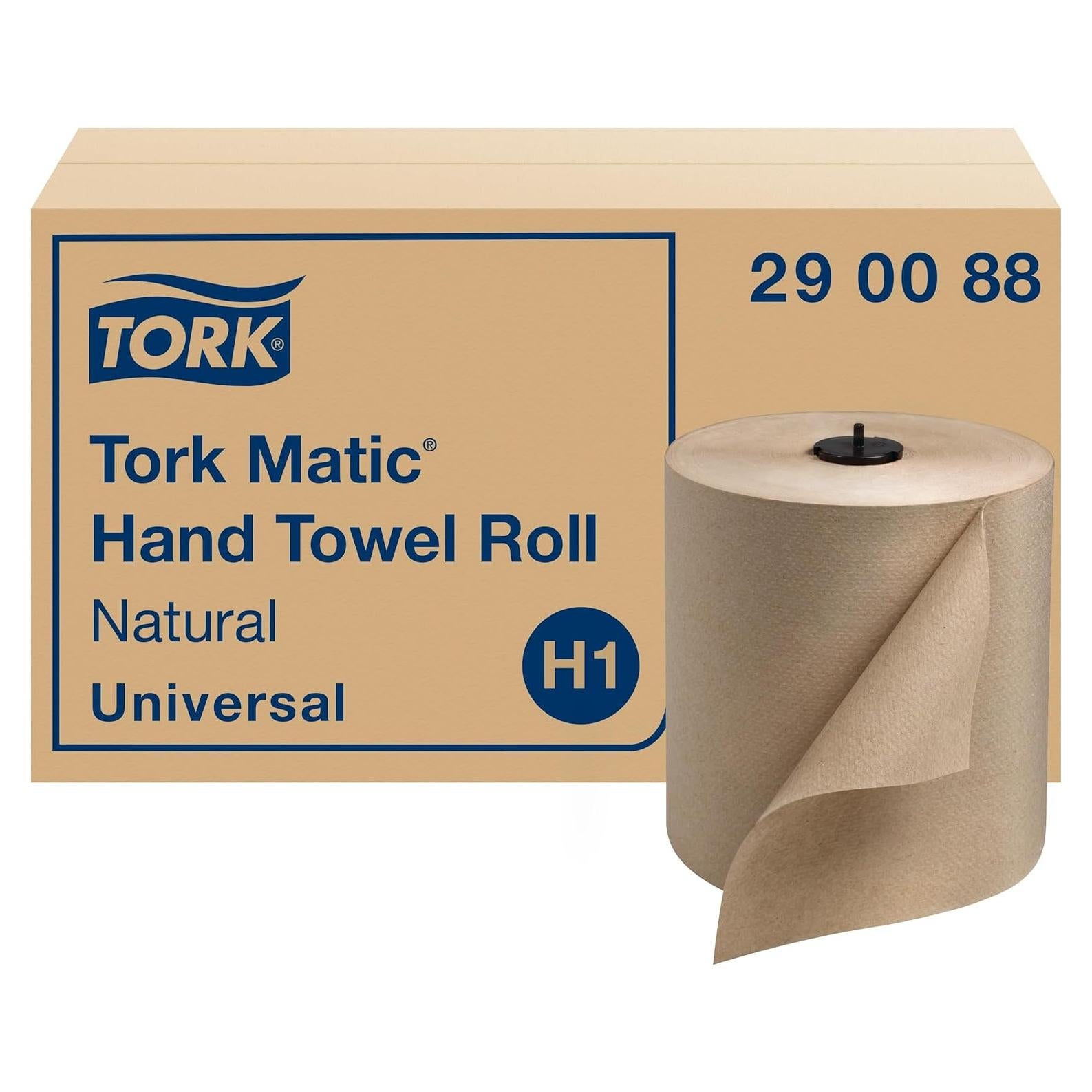 Rollo de Toalla de Papel Natural Tork Matic H1, 6 Rollos x 213.36 m