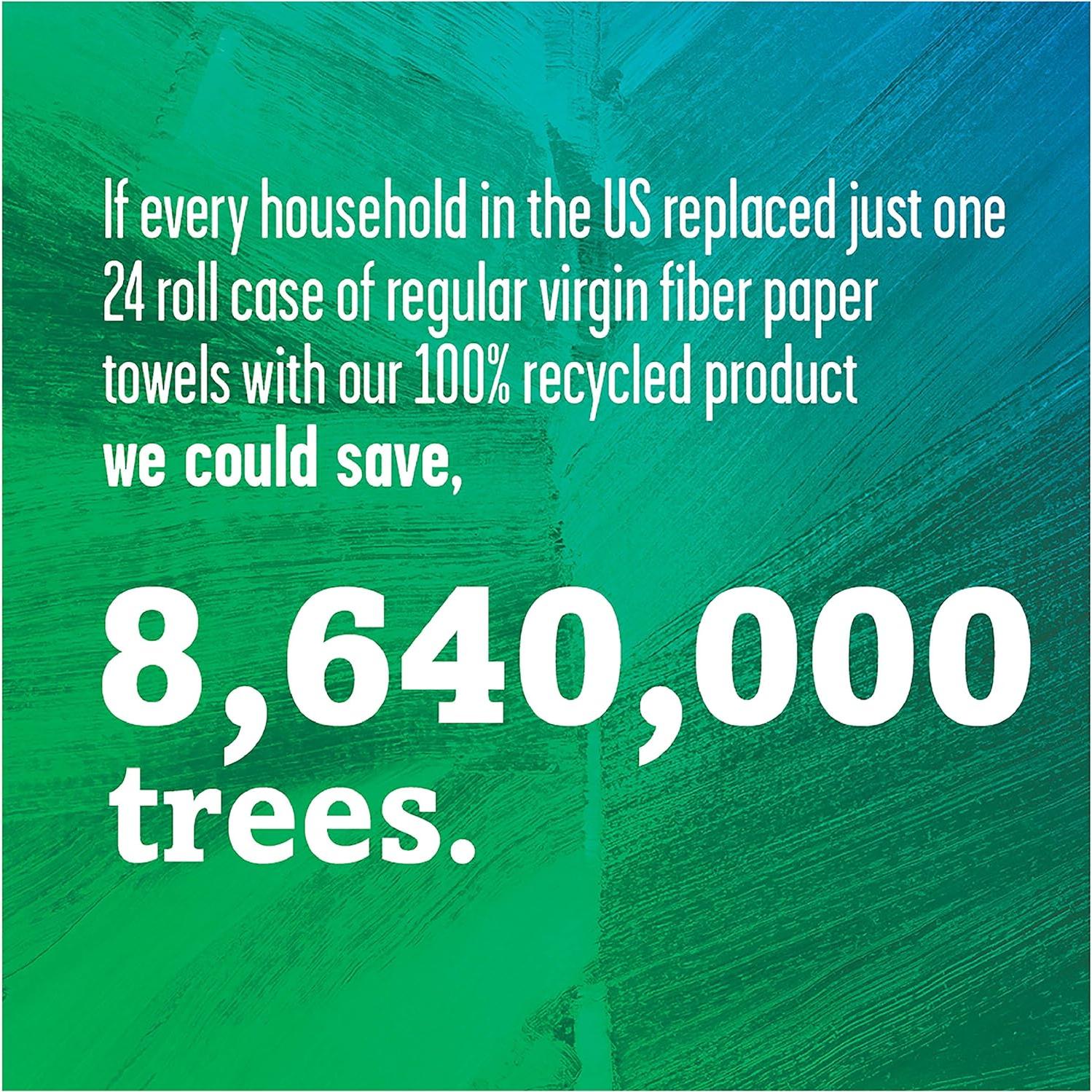 Toallas de Papel Sin Blanquear Seventh Generation 100% Reciclado 6 Contenido