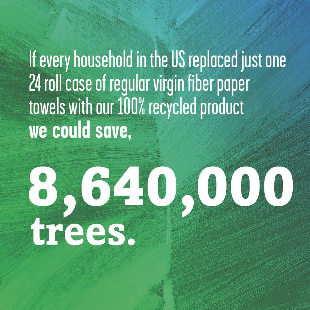 Toallas de Papel Sin Blanquear Seventh Generation 100% Reciclado 6 Contenido