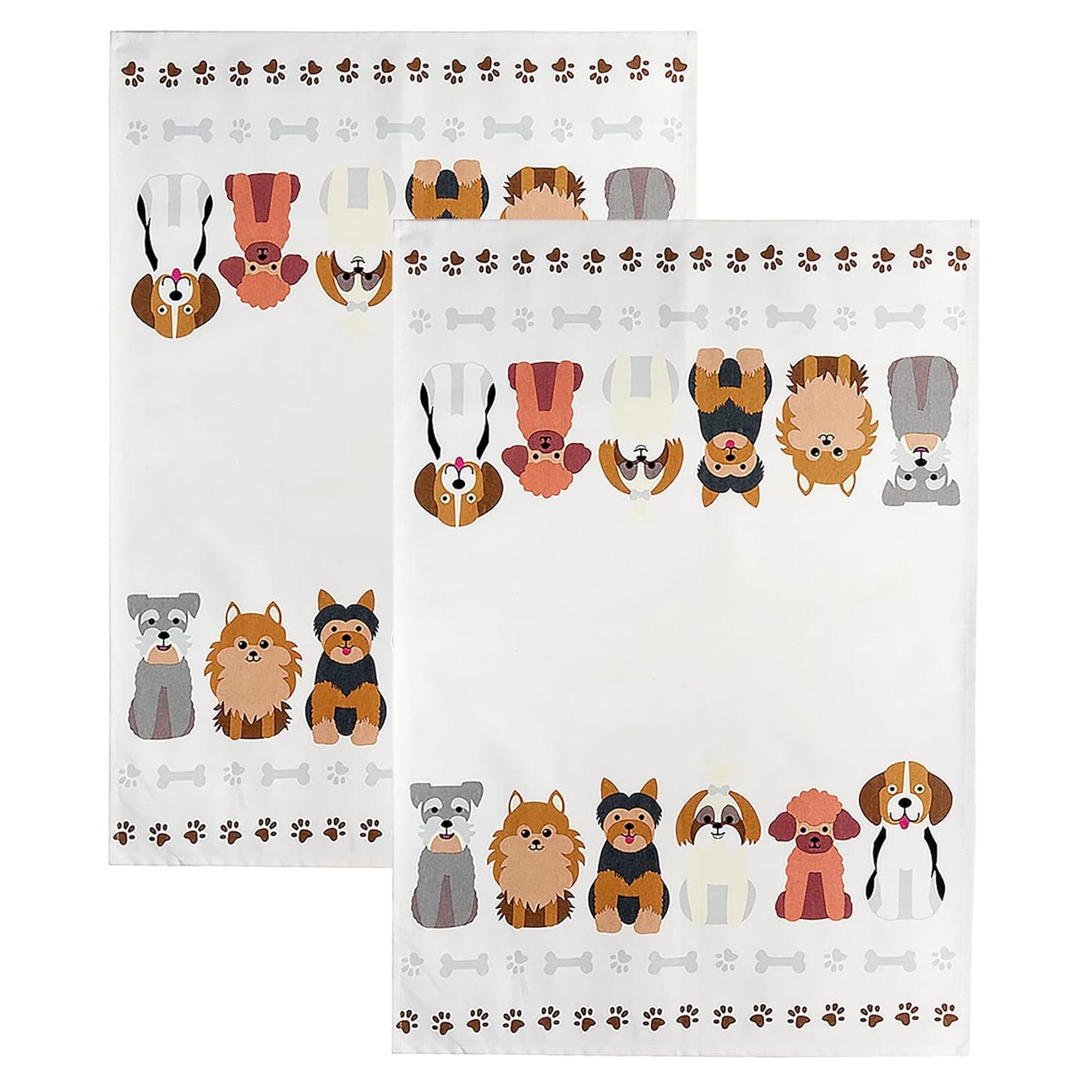 Toallas de Cocina para Perros 50.8x71.1cm Algodón Multicolor