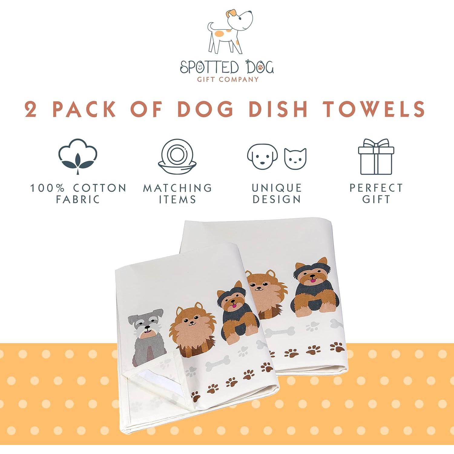 Toallas de Cocina para Perros 50.8x71.1cm Algodón Multicolor