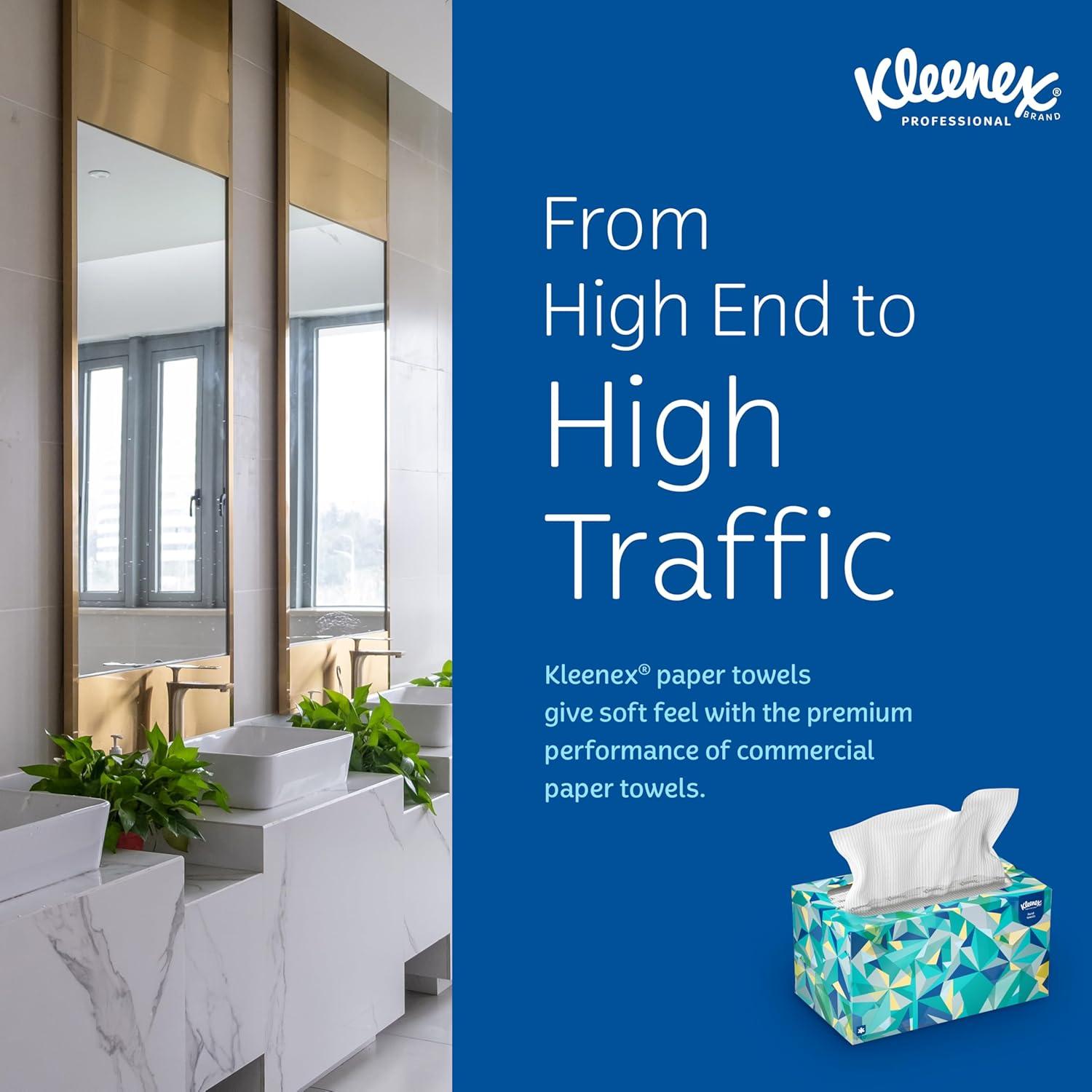 KLEENEX Toallas de Mano Pop-Up 120 Piezas Papel 22.86x26.67cm