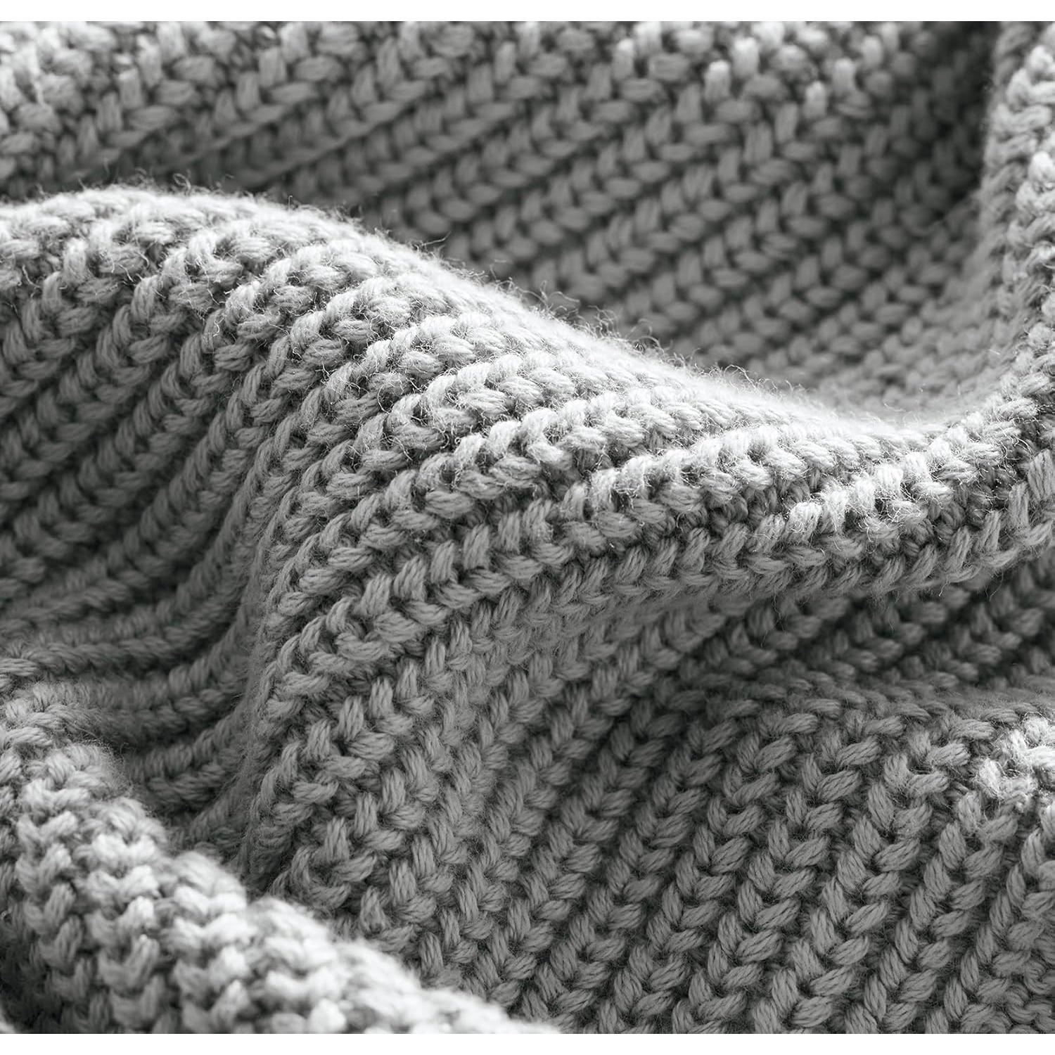 Manta de Punto Acanalado para Bebé BOLL & BRANCH - 100% Algodón Orgánico - 76 x 102 cm