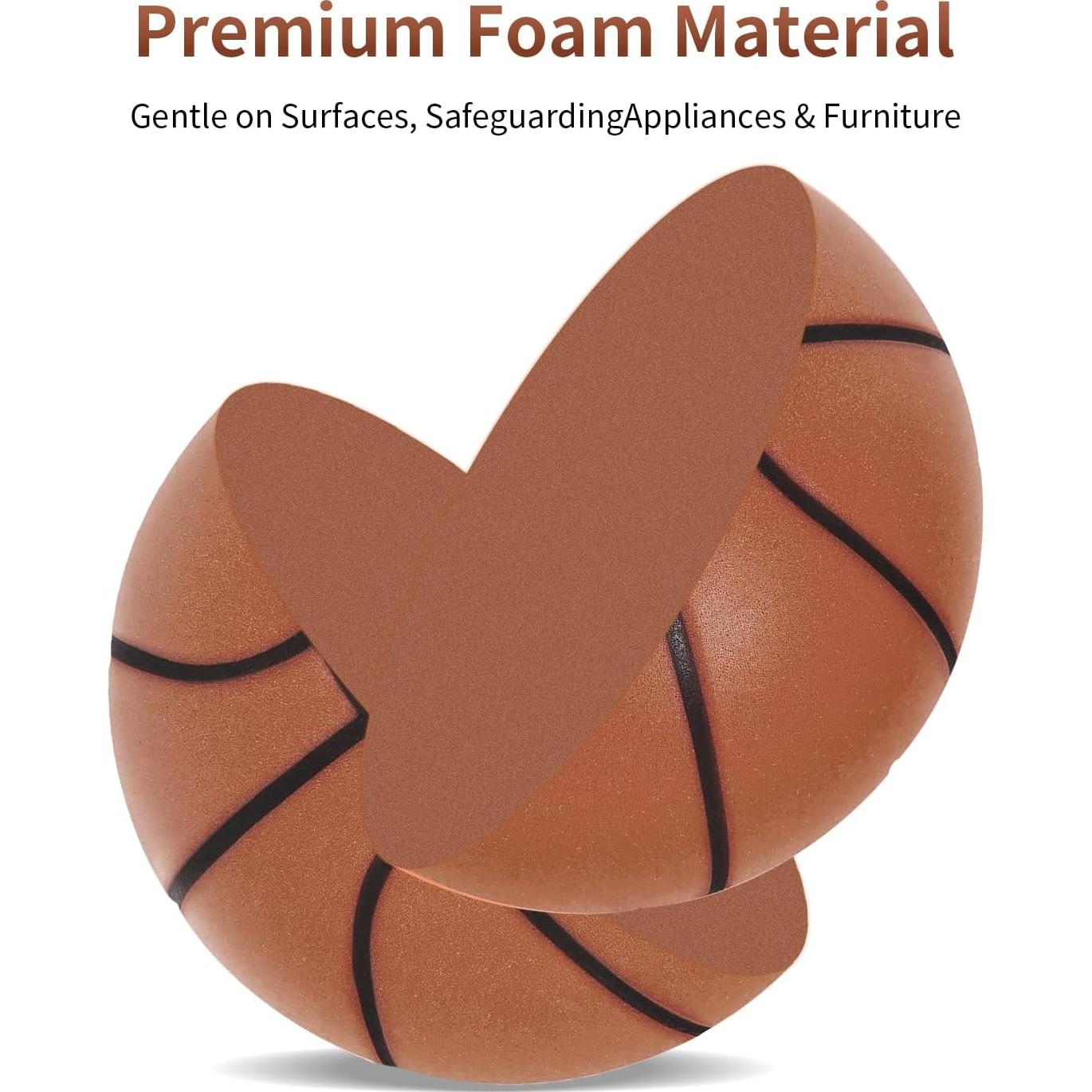 Balón de Baloncesto Silencioso LGGbaodan 24 cm Alta Elasticidad