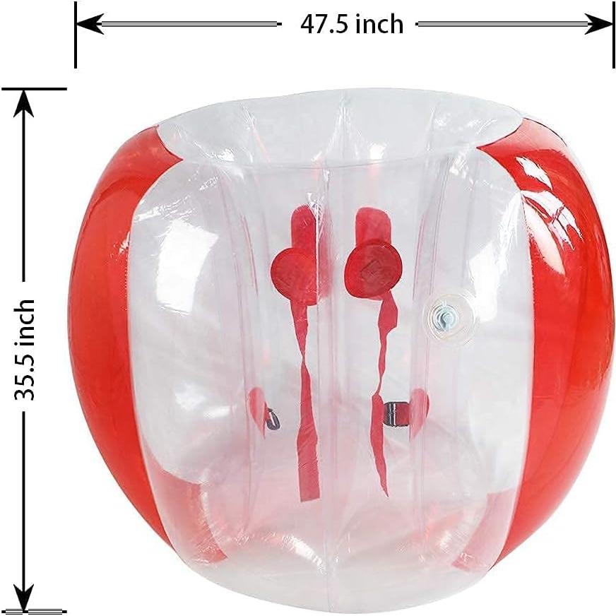 Bolas Inflables Sumo 122 cm SUNSHINE-MALL 2 Pcs Rojo/Azul