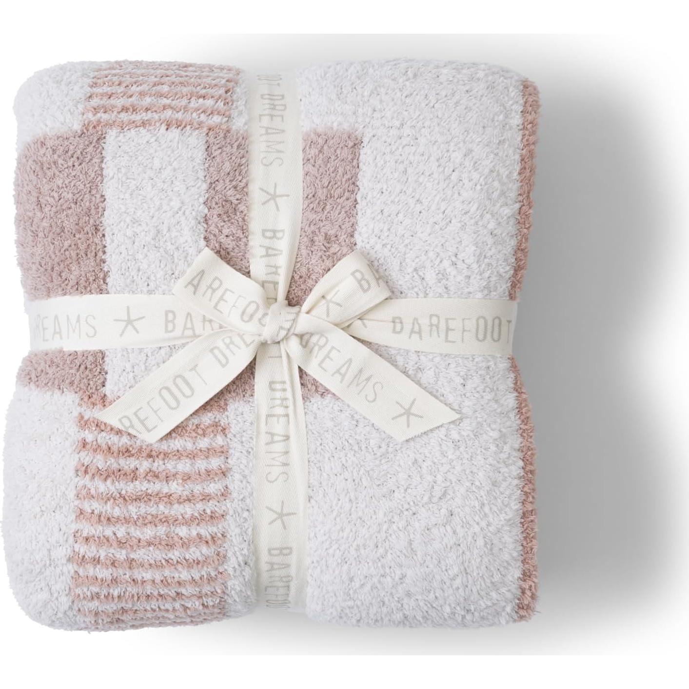 Manta Check Tile CozyChic Barefoot Dreams 137x183 cm