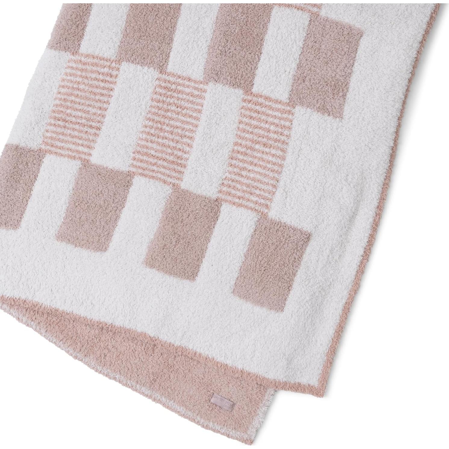 Manta Check Tile CozyChic Barefoot Dreams 137x183 cm